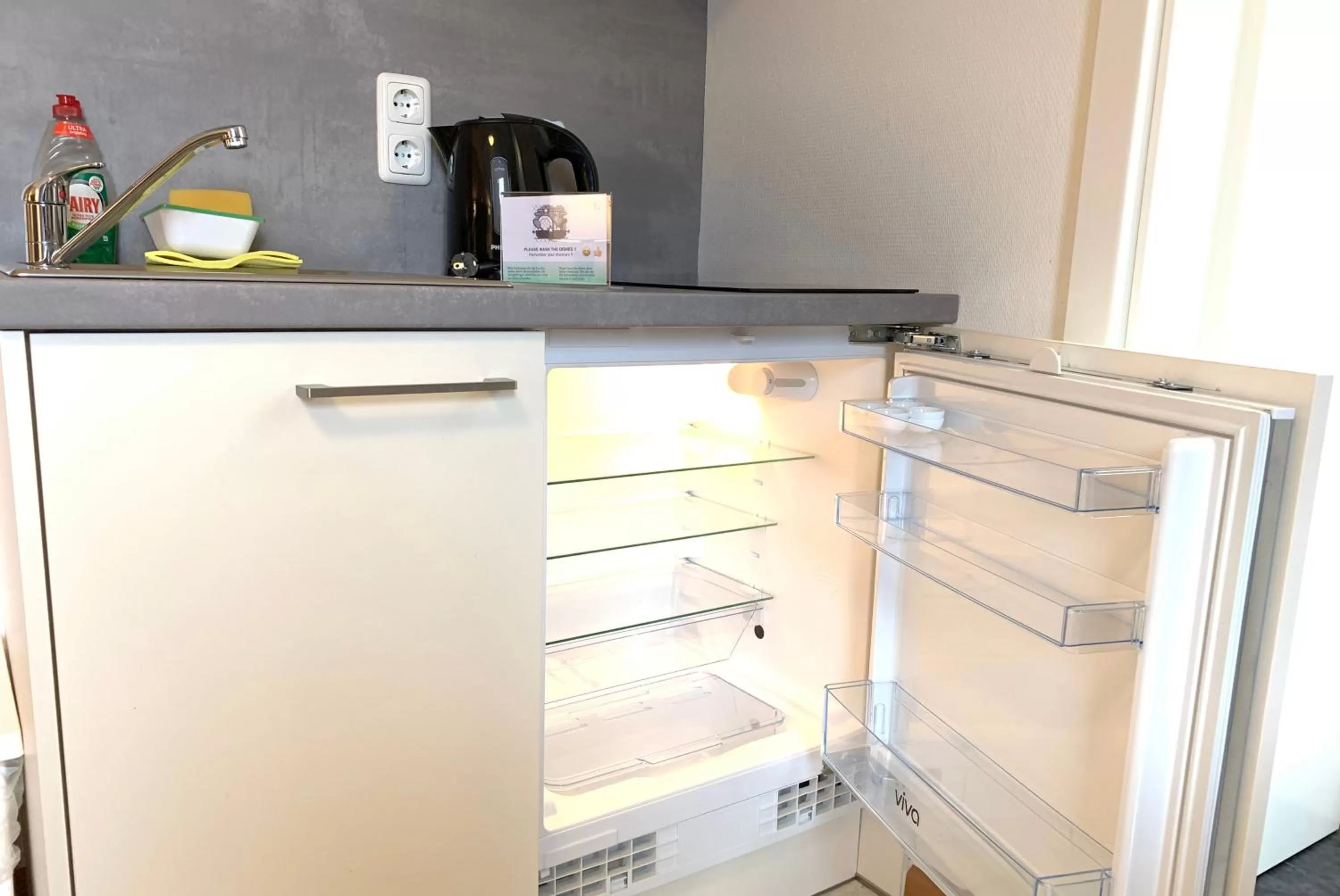 Kitchen or kitchenette in Hana Aparthotel