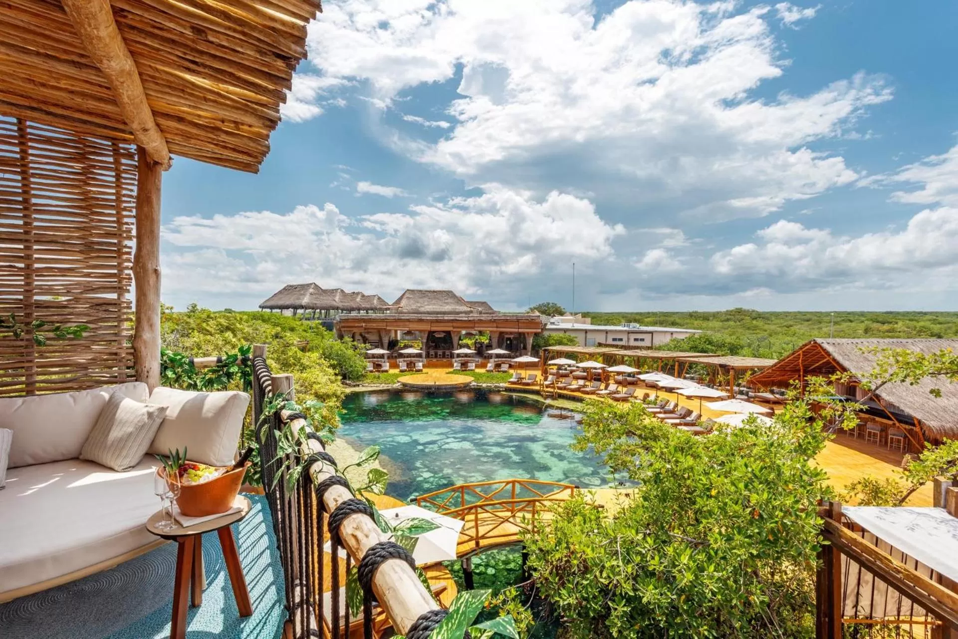 Balcony/Terrace in Hotel Shibari - Restaurant & Cenote Club