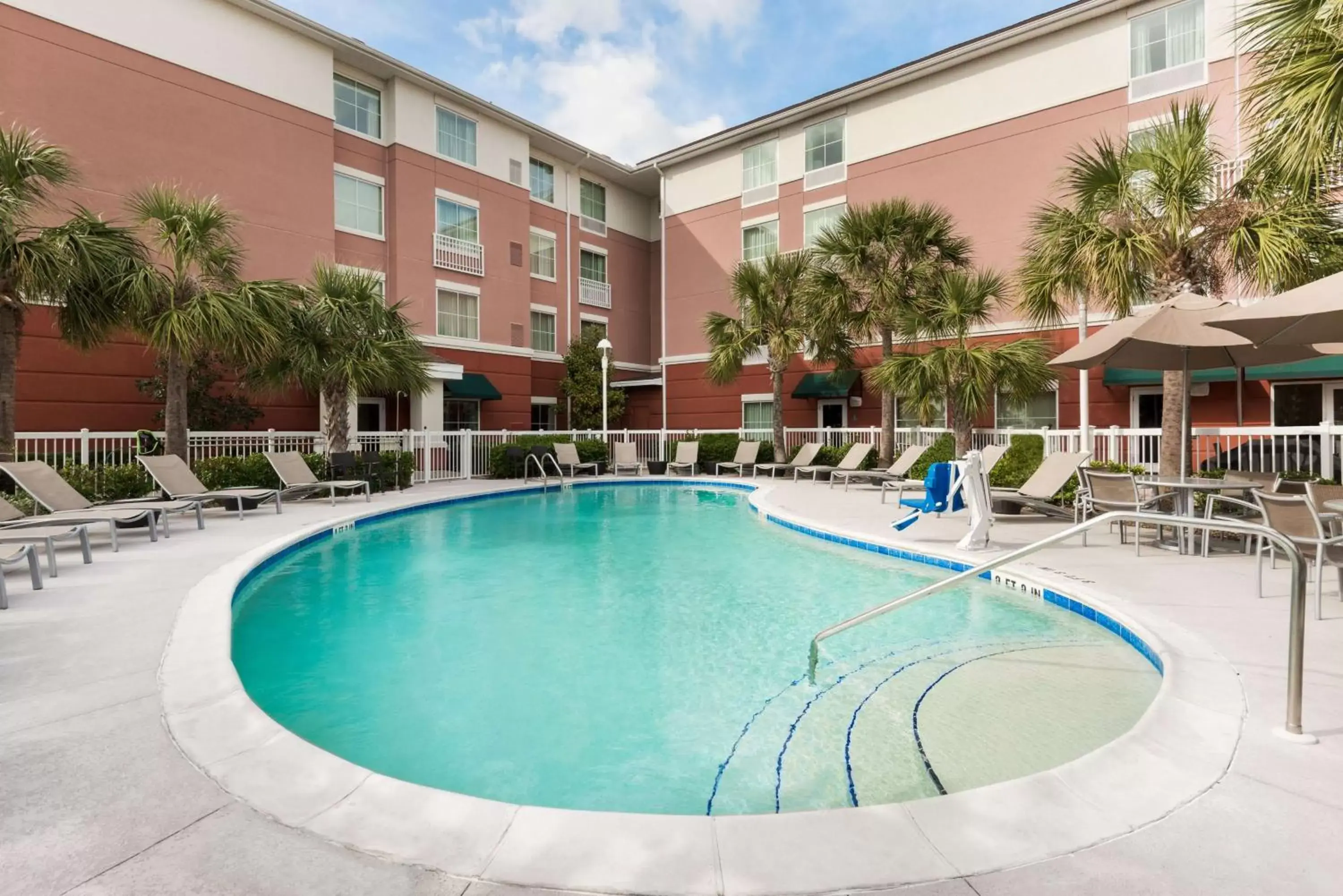 Pool view, Property Building in Homewood Suites by Hilton Orlando Airport