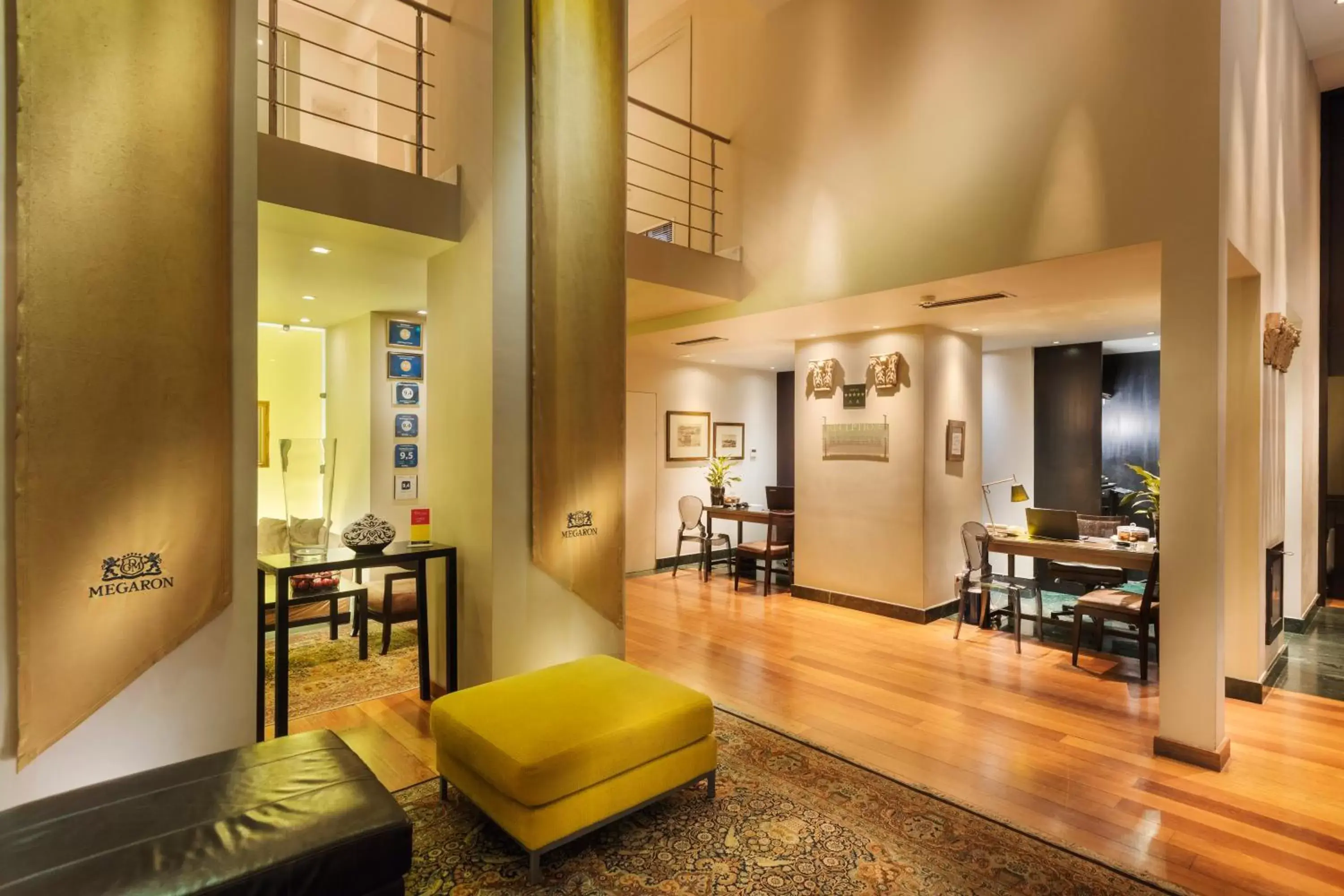 Living room in GDM Megaron, Historical Monument Hotel Living room in GDM Megaron, Historical Monument Hotel