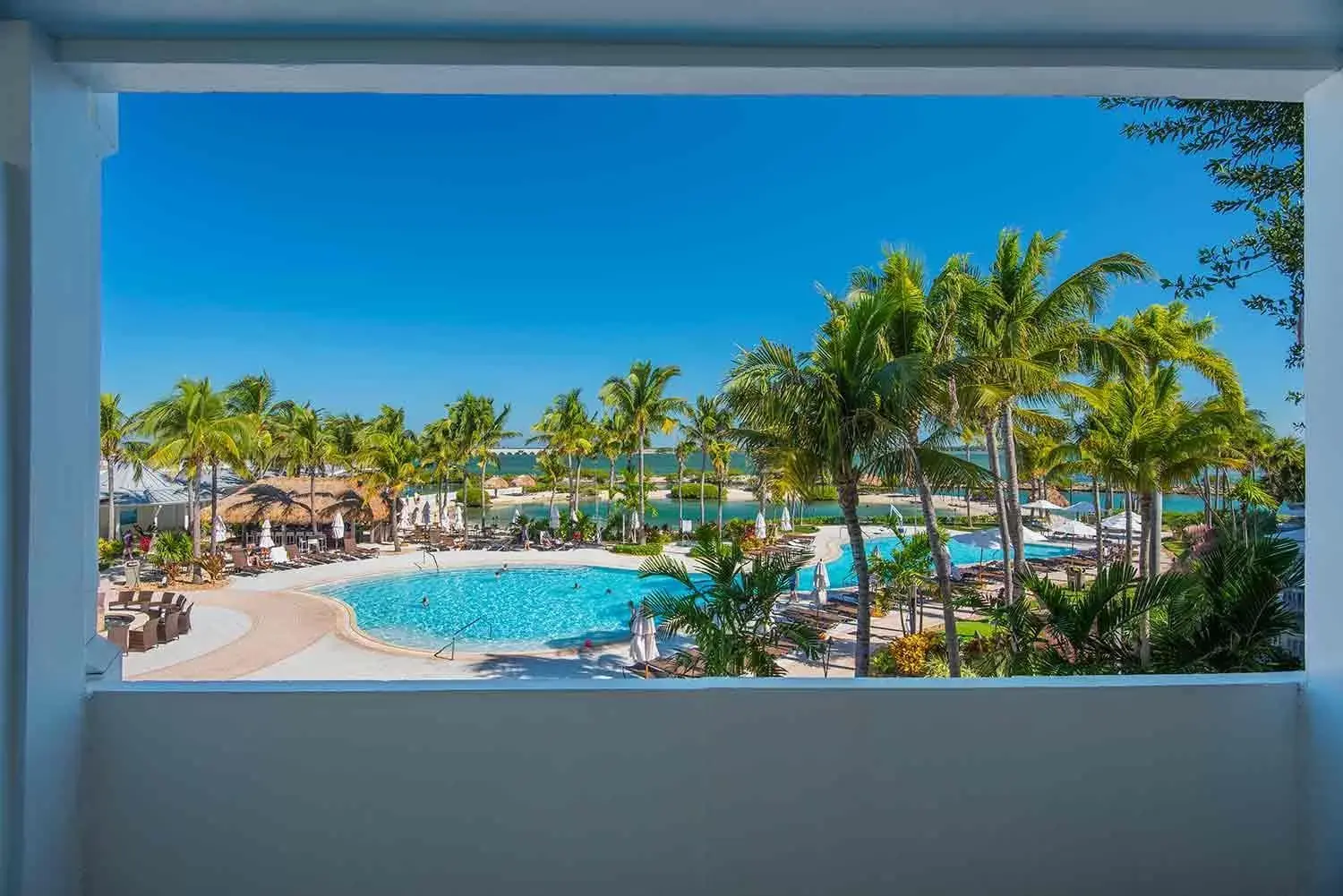 Balcony/Terrace, Pool View in Hawks Cay Resort