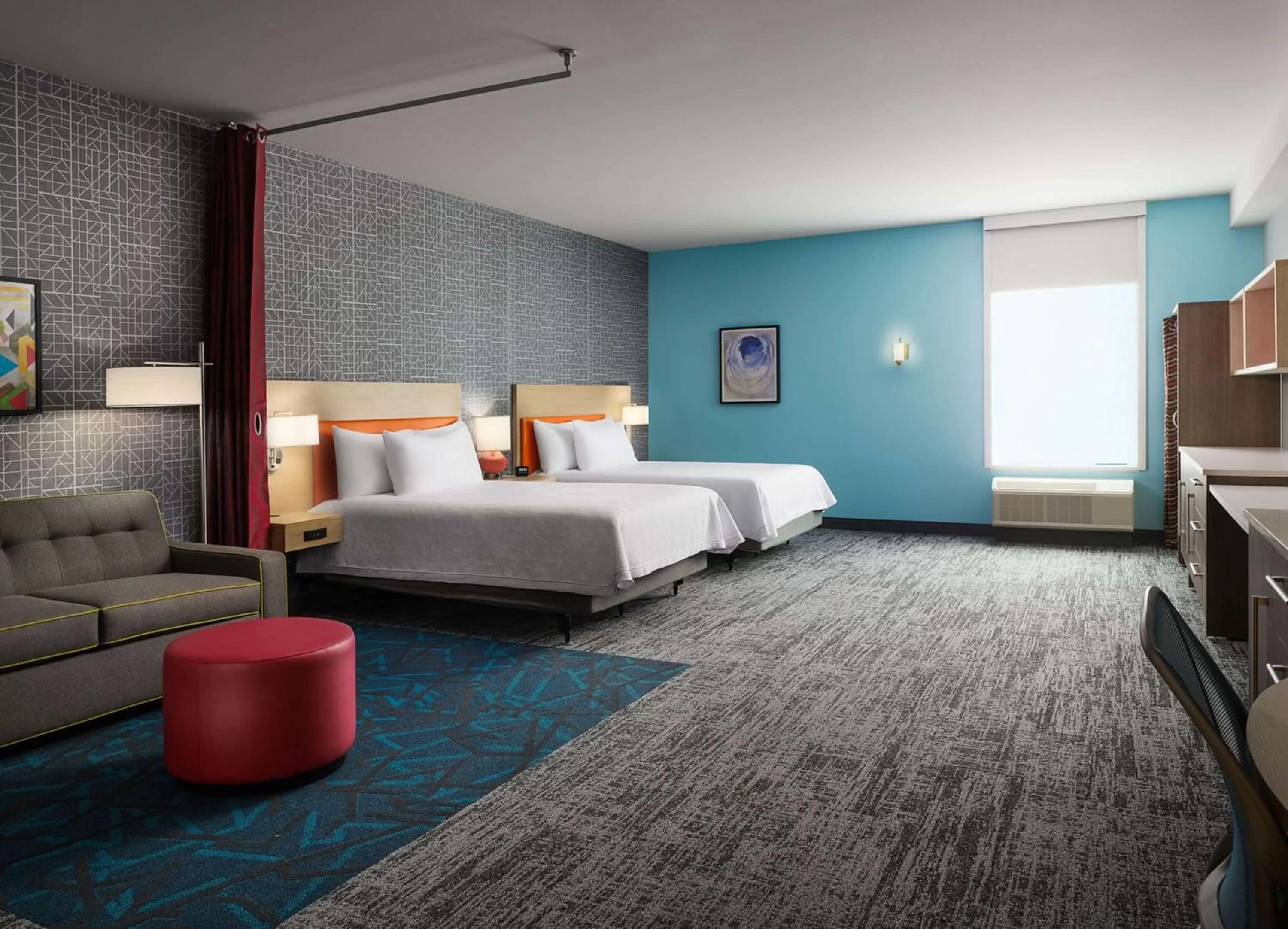 Bed in Home2 Suites By Hilton Jackson/Pearl, Ms