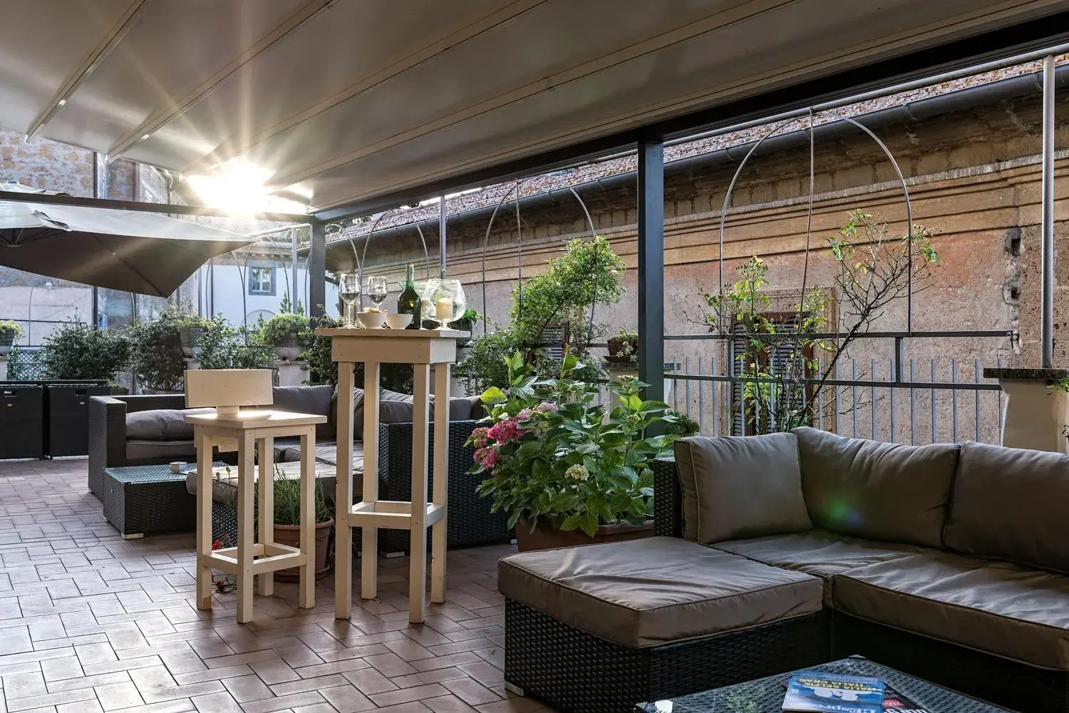 Balcony/Terrace in Grand Hotel Italia