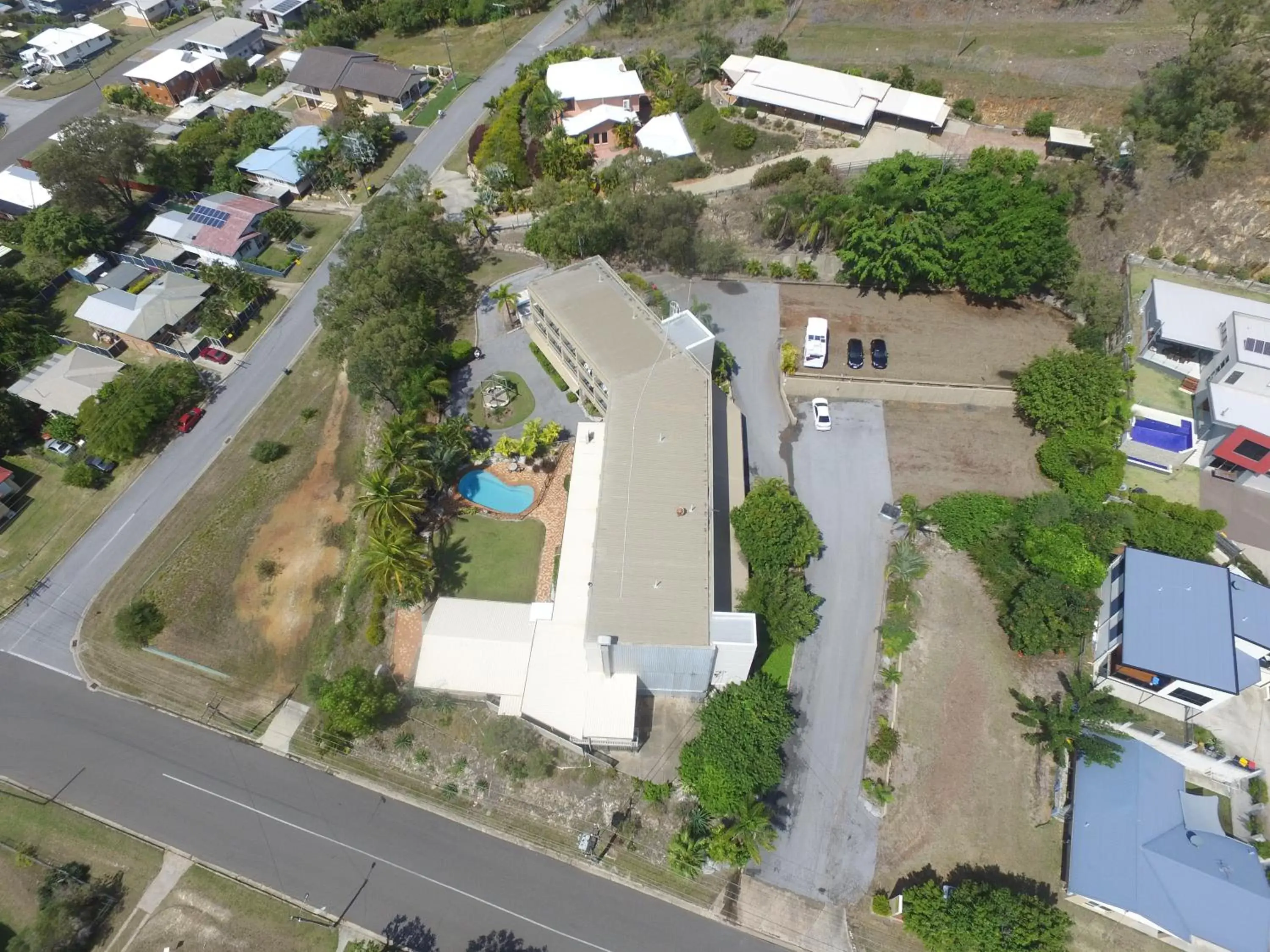Property building, Bird's-eye View in Camelot Motel
