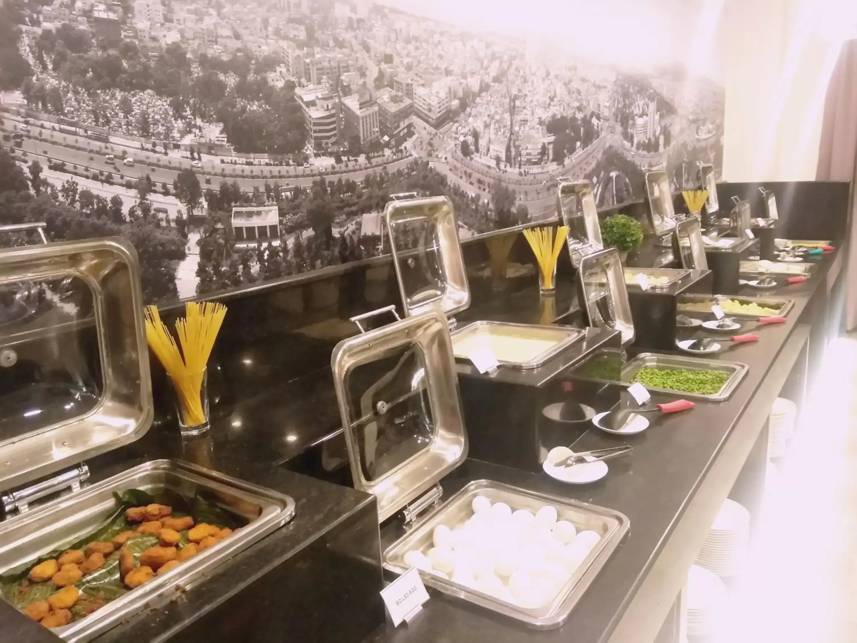 Buffet breakfast in Mantris Hotel Buffet breakfast in Mantris Hotel