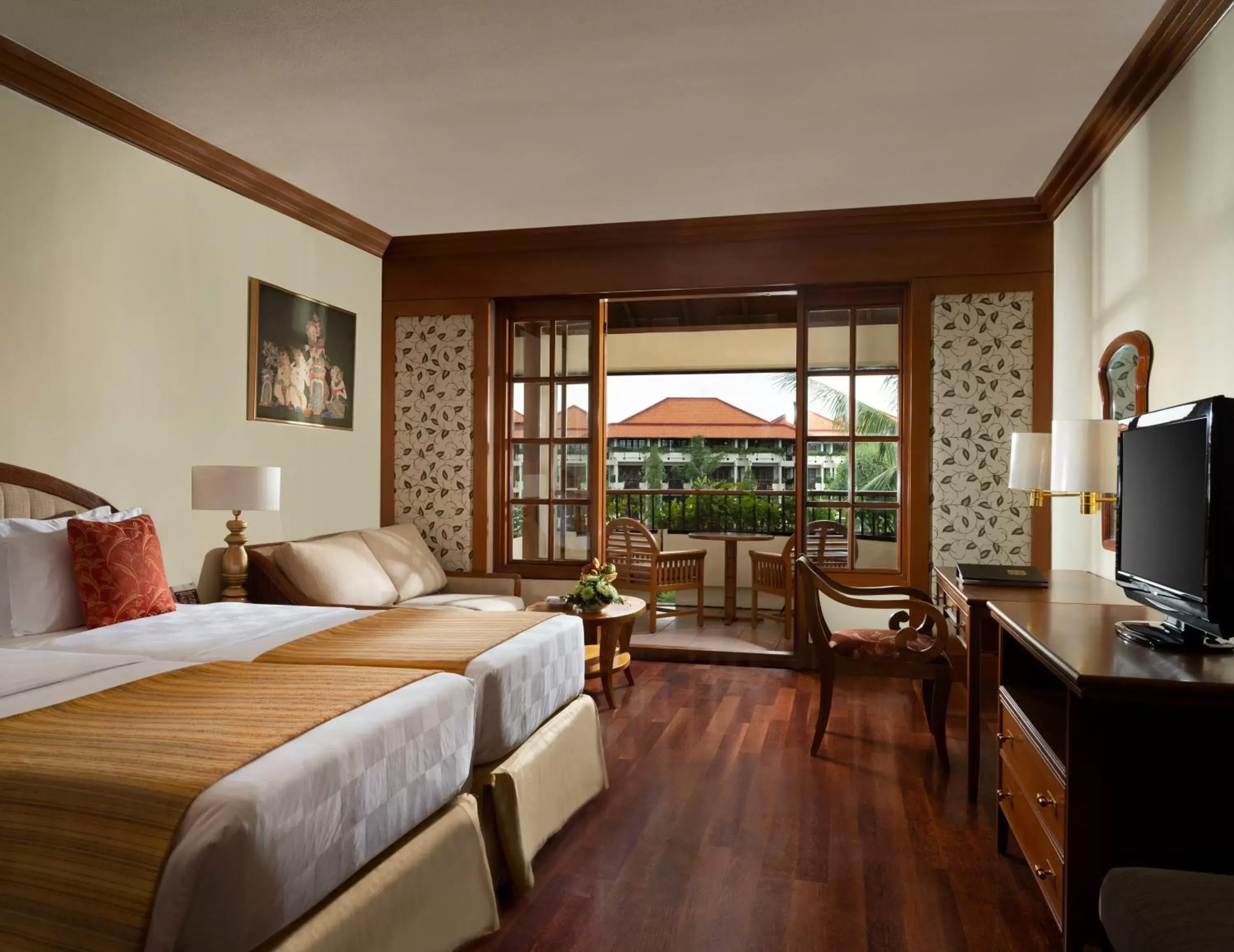 Bed in Ayodya Resort Bali