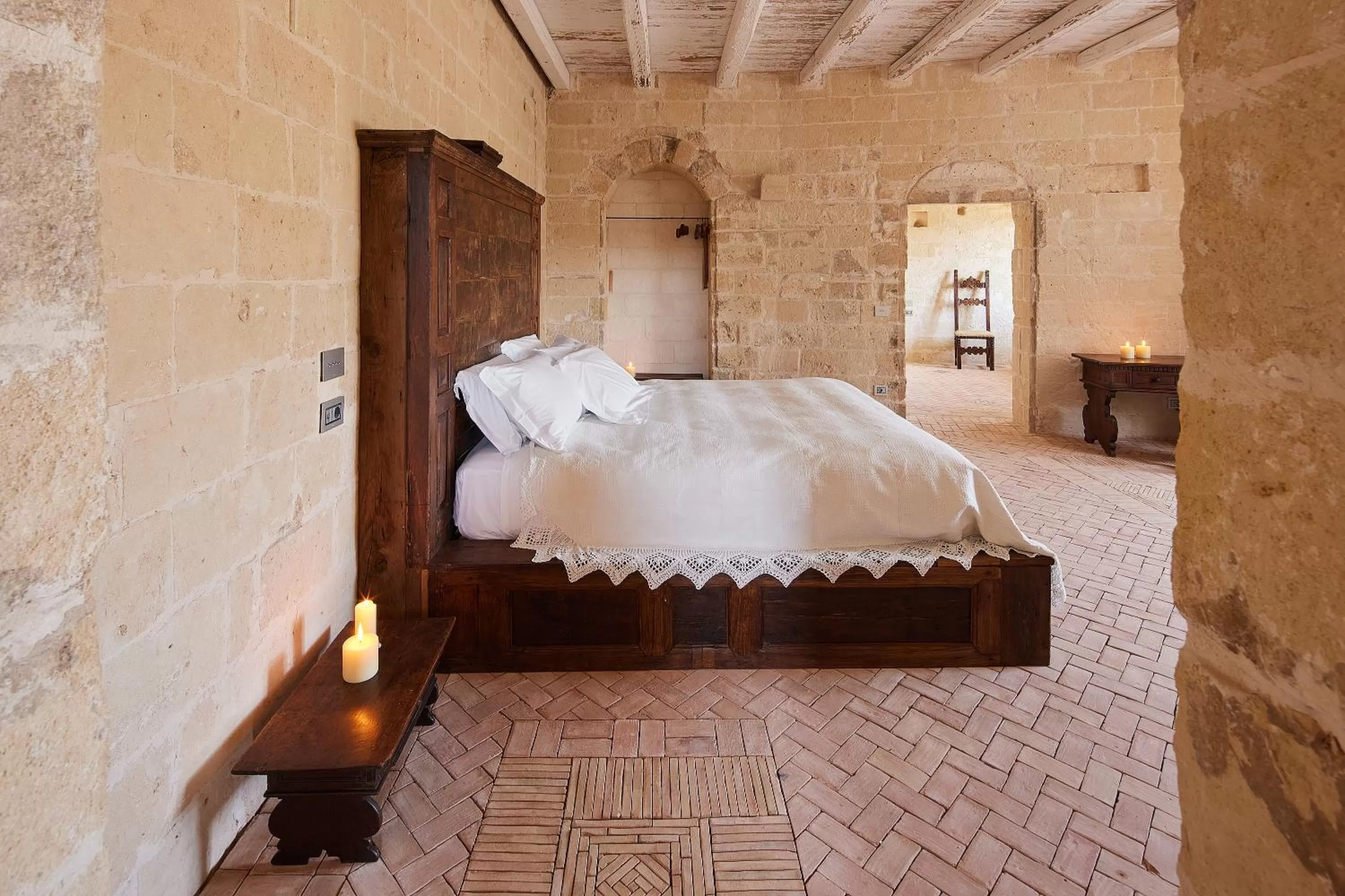 Bedroom, Bed in Sextantio Le Grotte Della Civita