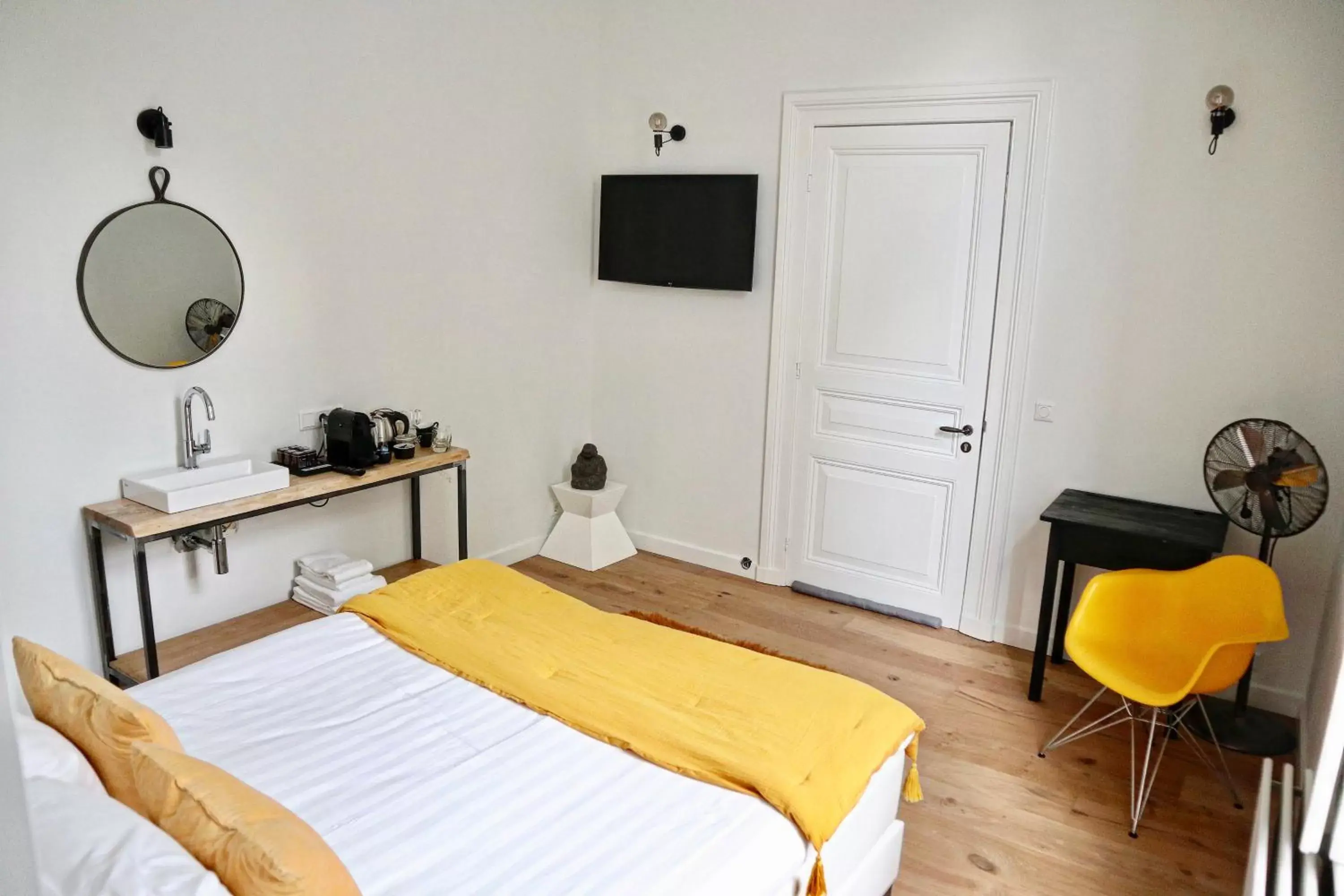 TV and multimedia, Bed in Villa Polder