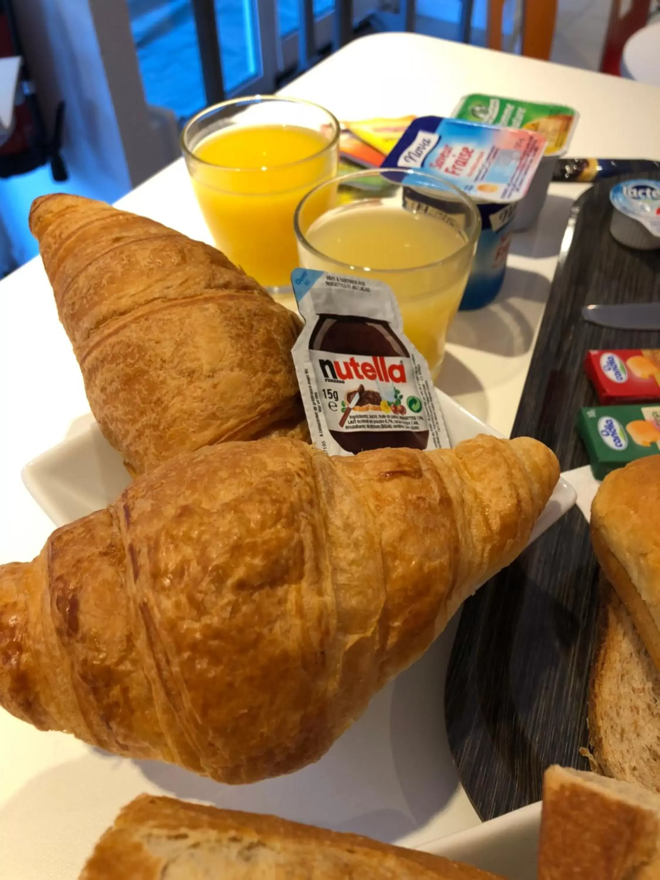 Continental breakfast in Premiere Classe Perpignan Sud