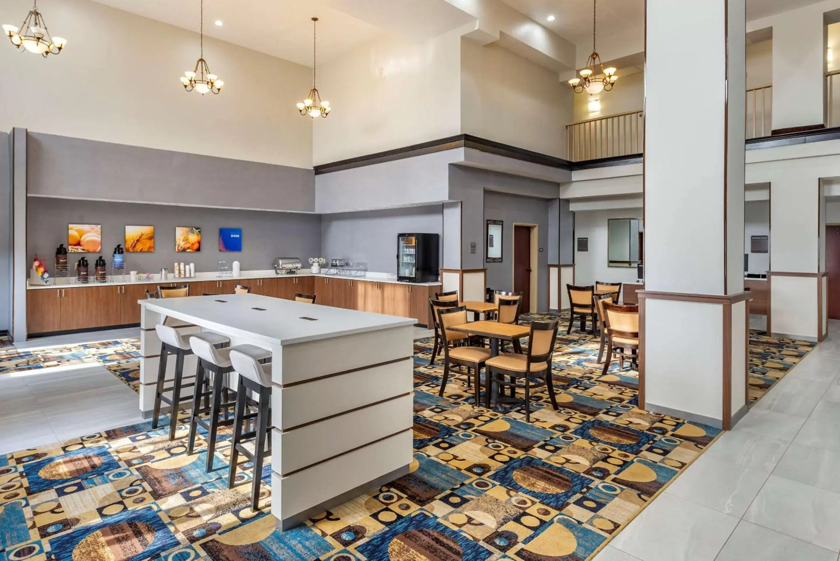 Lobby or reception in Comfort Suites