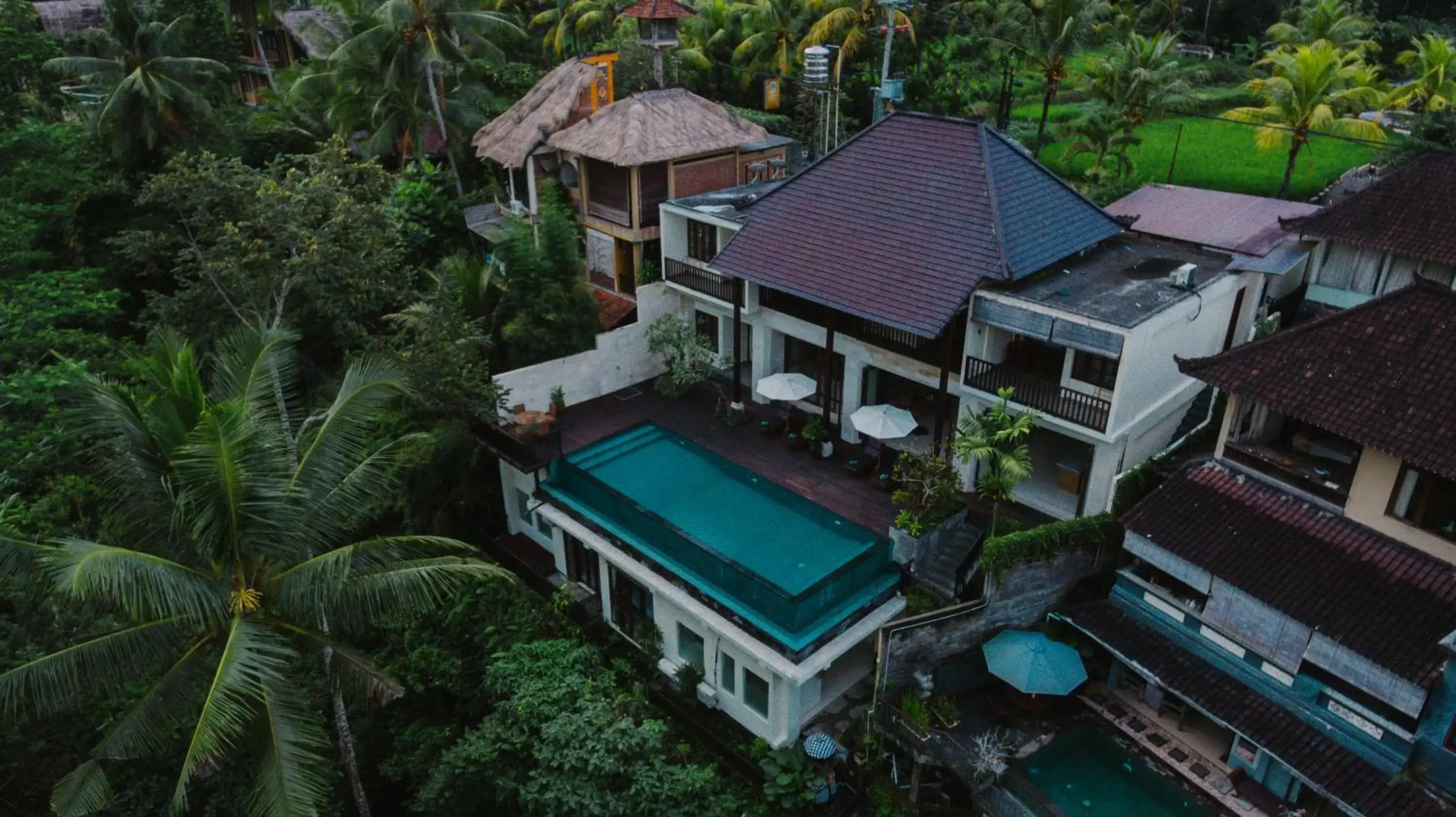 View (from property/room), Bird's-eye View in River Sakti Ubud by Prasi