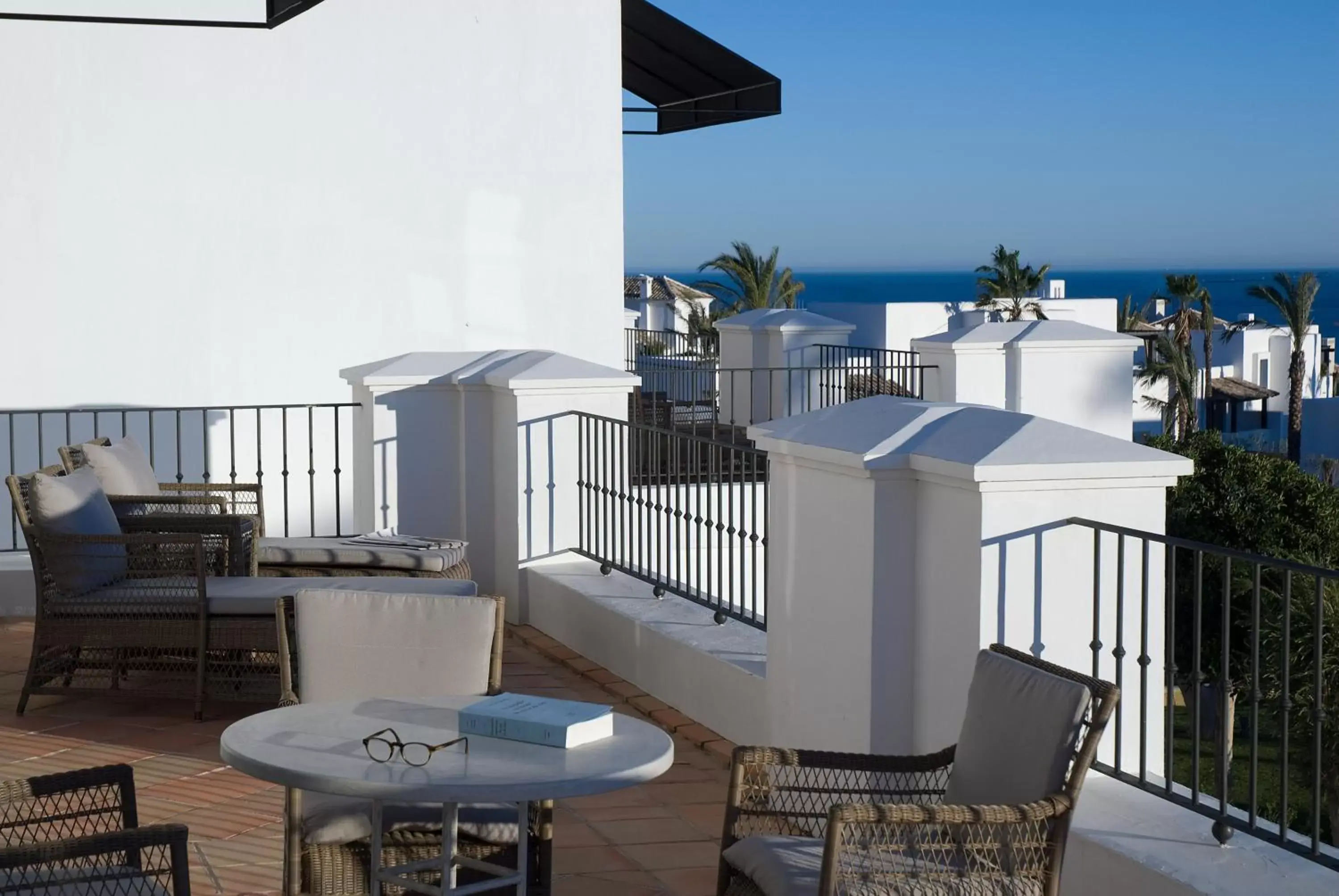 Balcony/Terrace in Finca Cortesin Hotel Golf & Spa