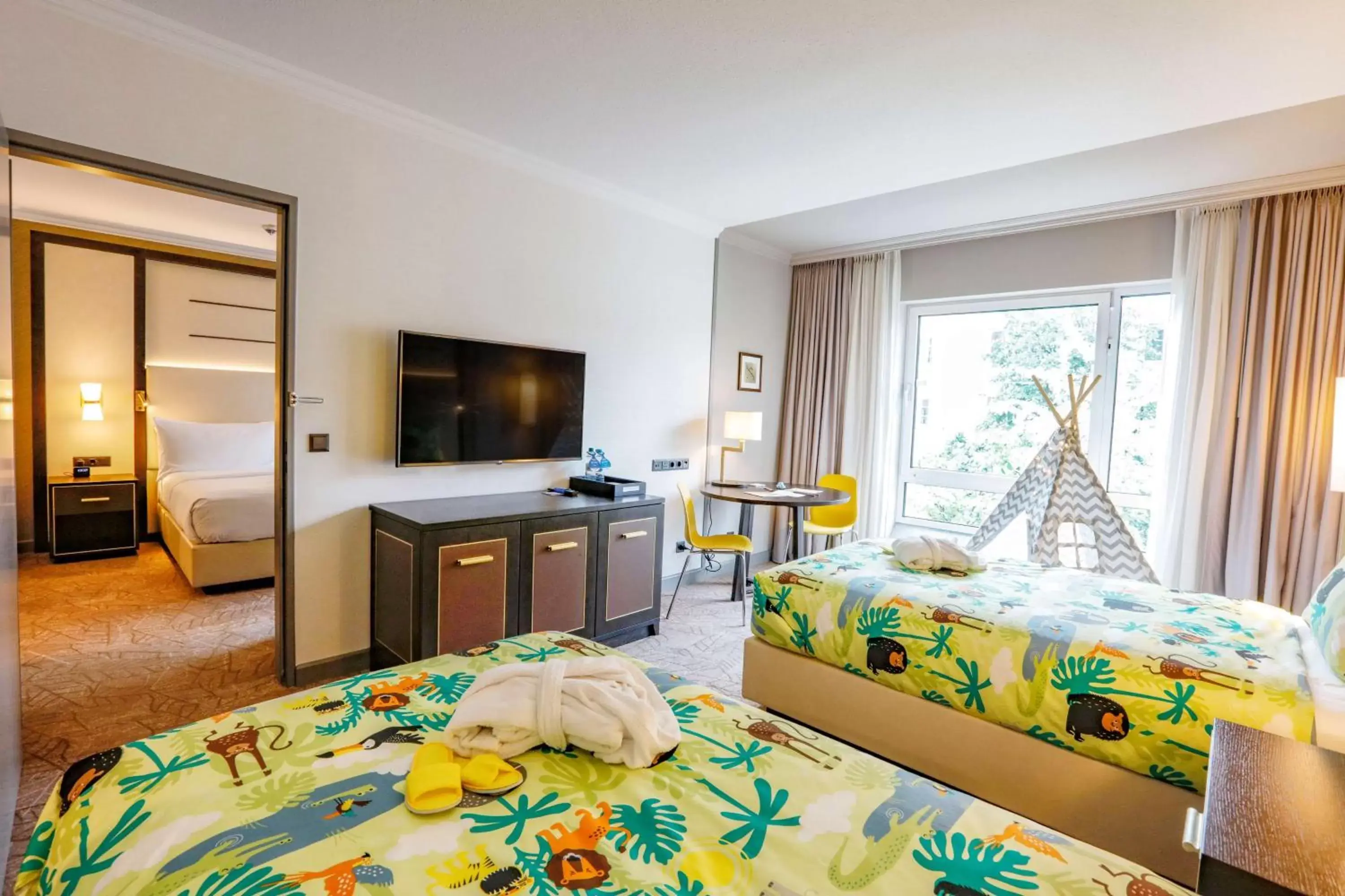 Bed in Hilton Munich City Bed in Hilton Munich City