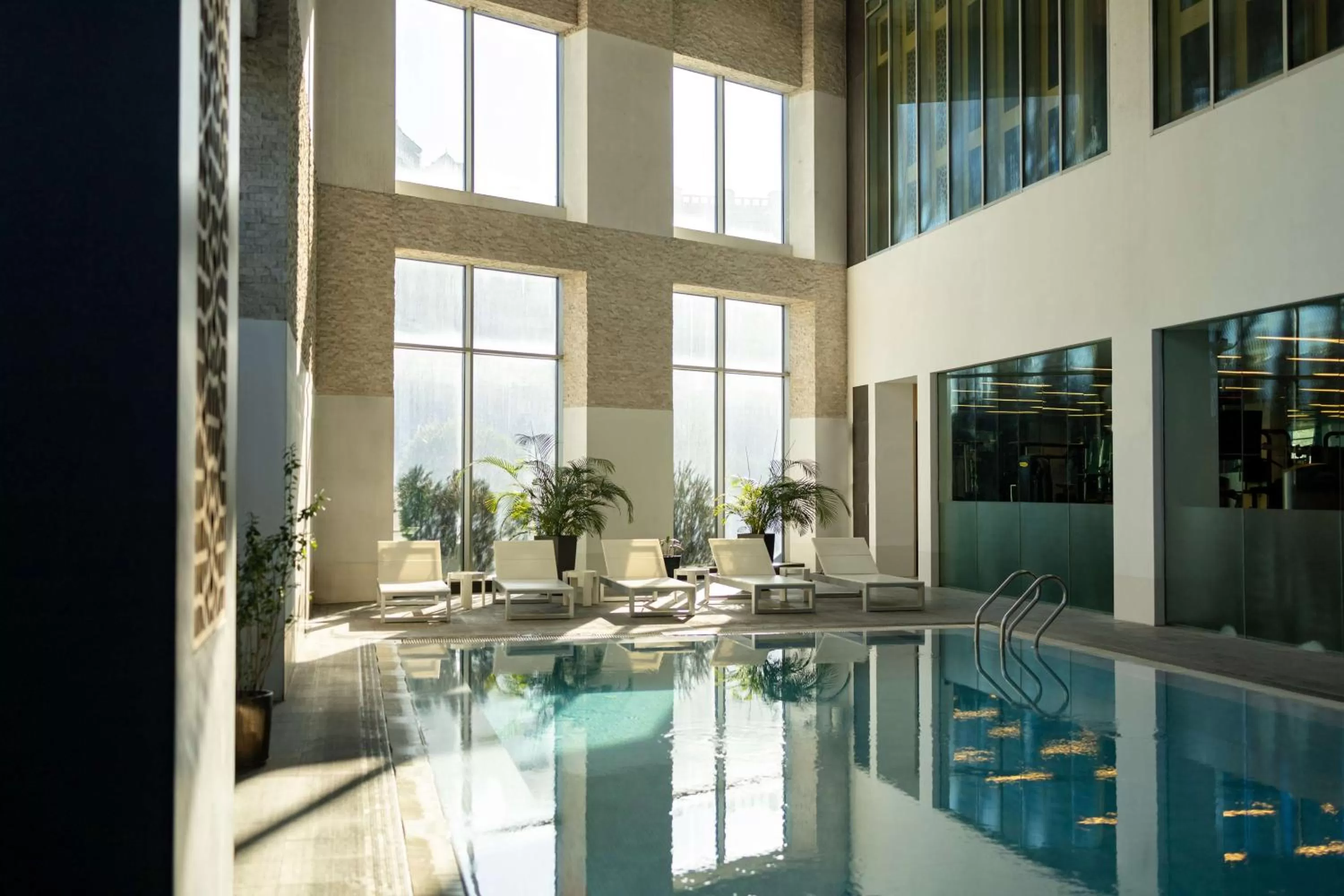 Swimming pool in Hyatt Regency Dushanbe