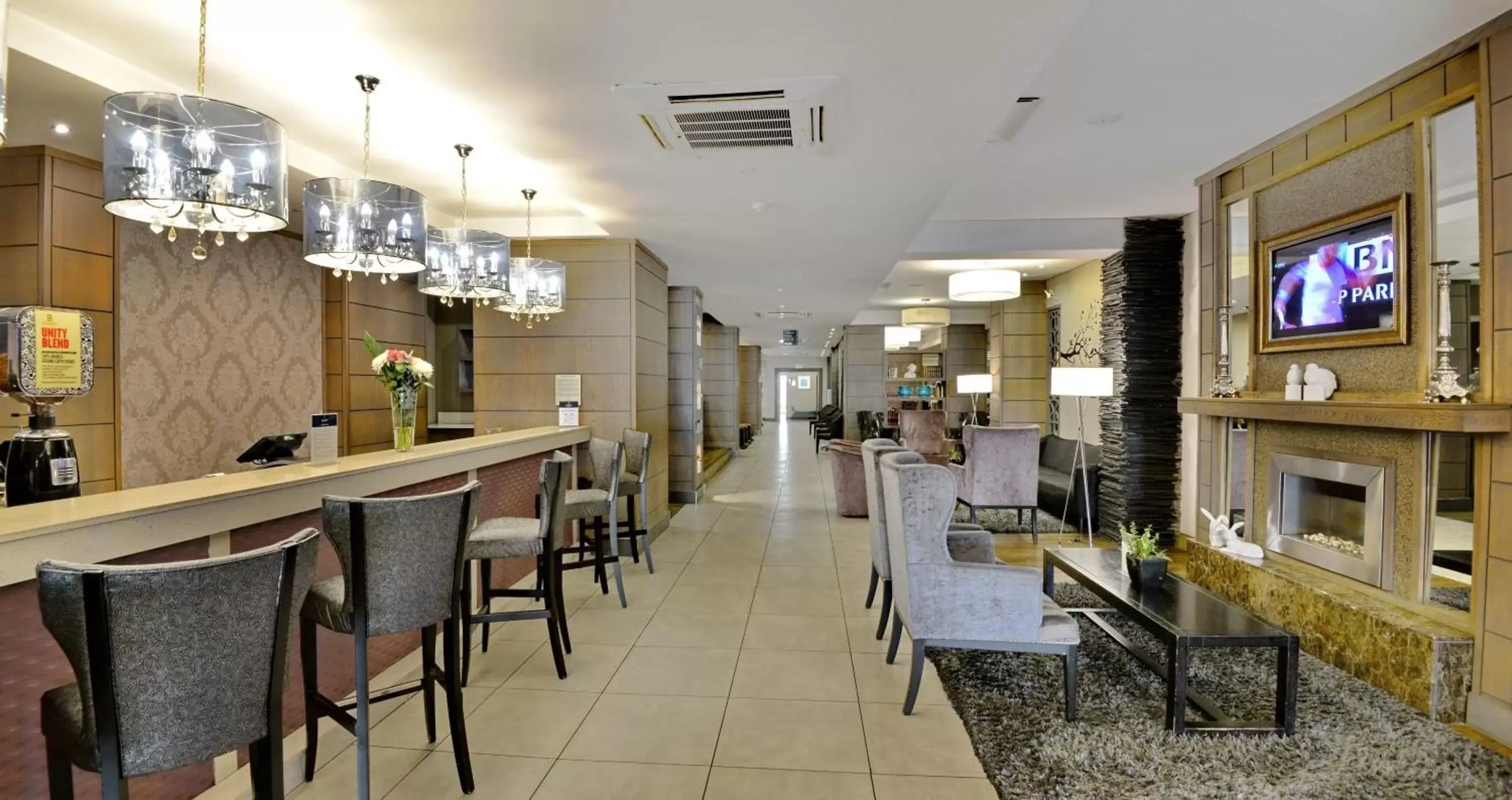 Lobby or reception, Restaurant/Places to Eat in ANEW Hotel Hatfield Pretoria
