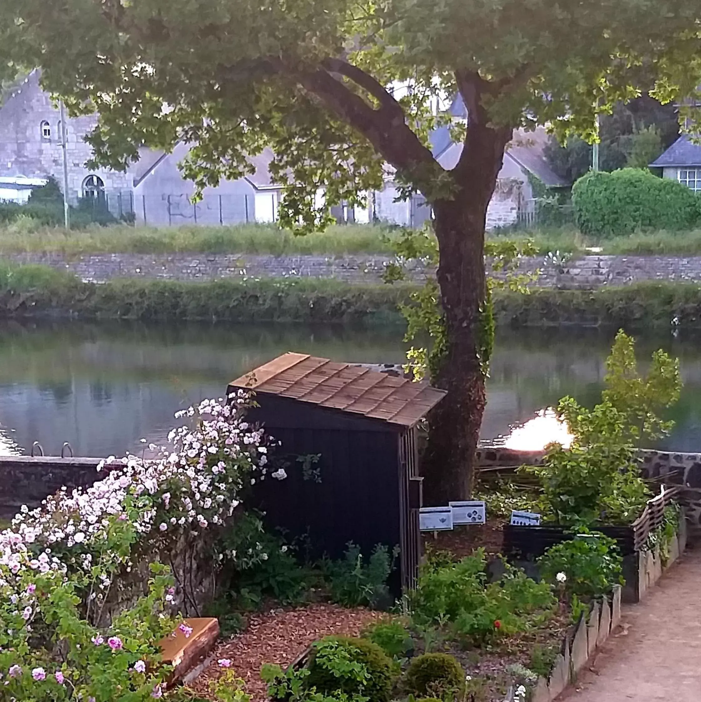 Garden view in Hôtel Ginkgo - SPA Biloba