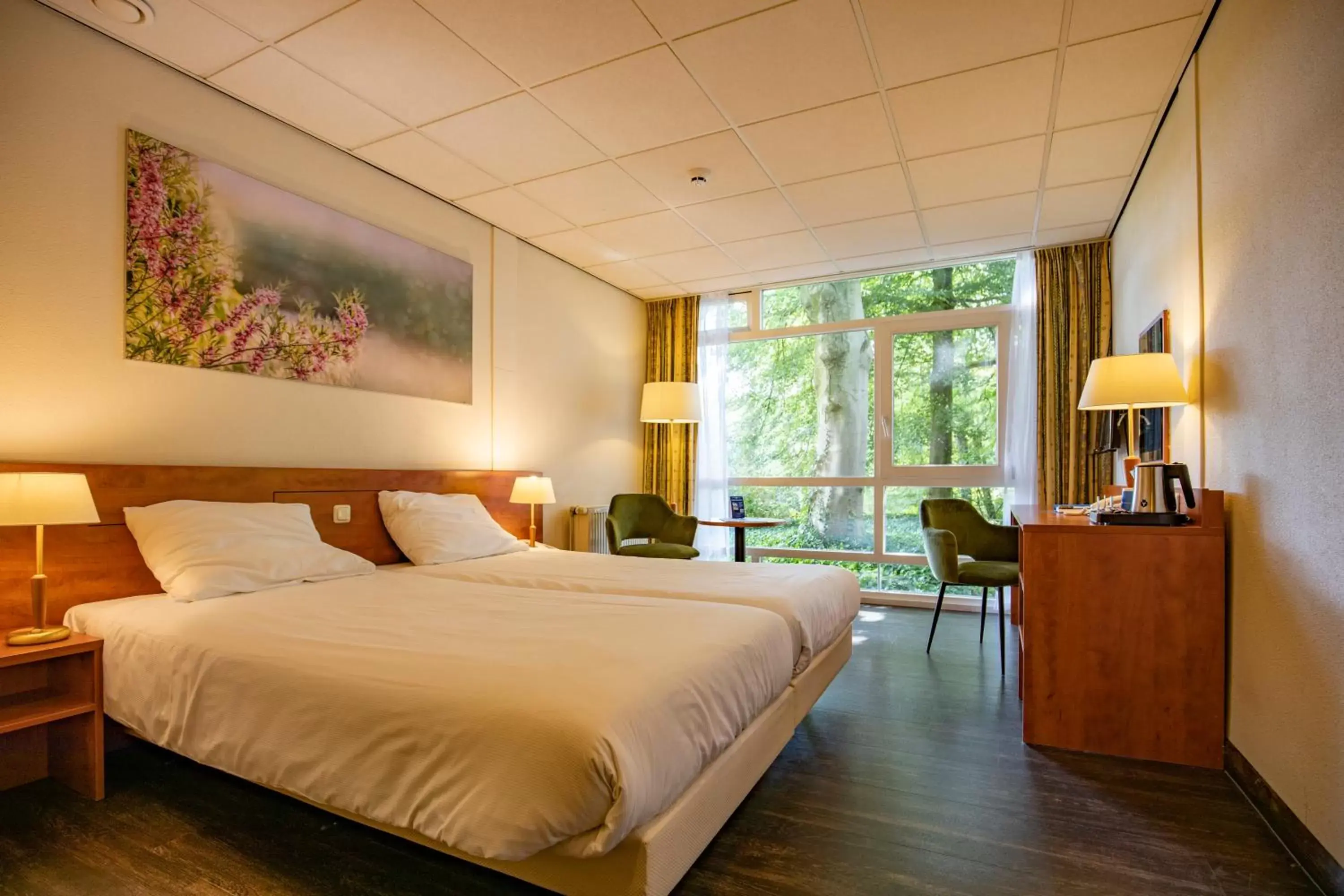 Bedroom, Bed in Fletcher Hotel Restaurant Amersfoort