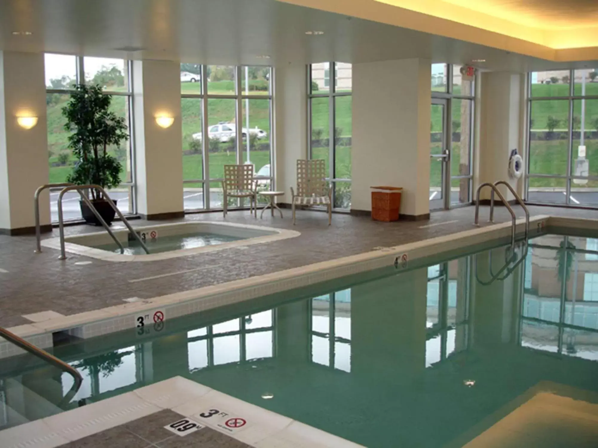 Pool view, Swimming Pool in Hampton Inn & Suites Pittsburgh-Meadow Lands