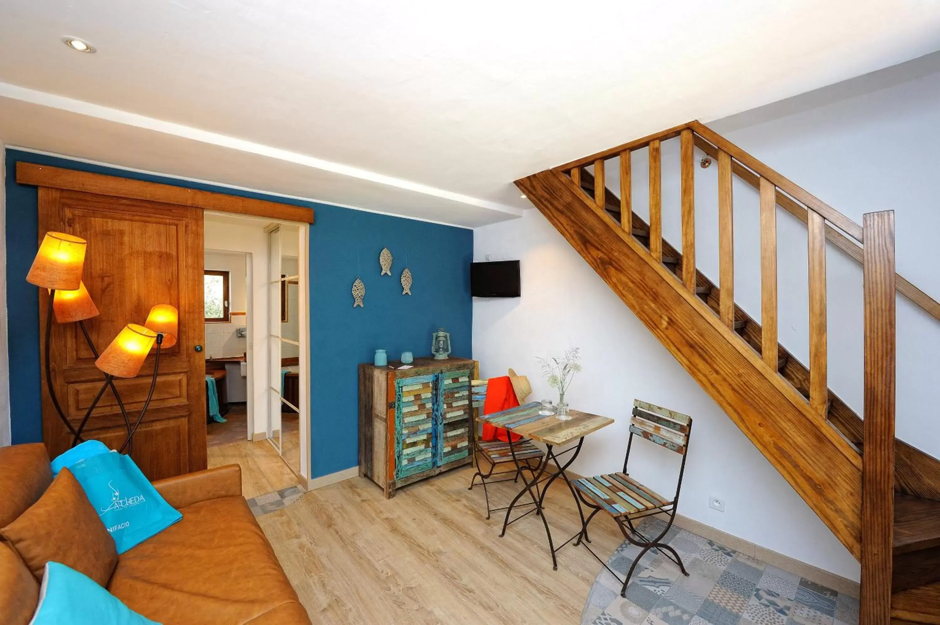 Seating area, Dining Area in Lodge de Charme A Cheda