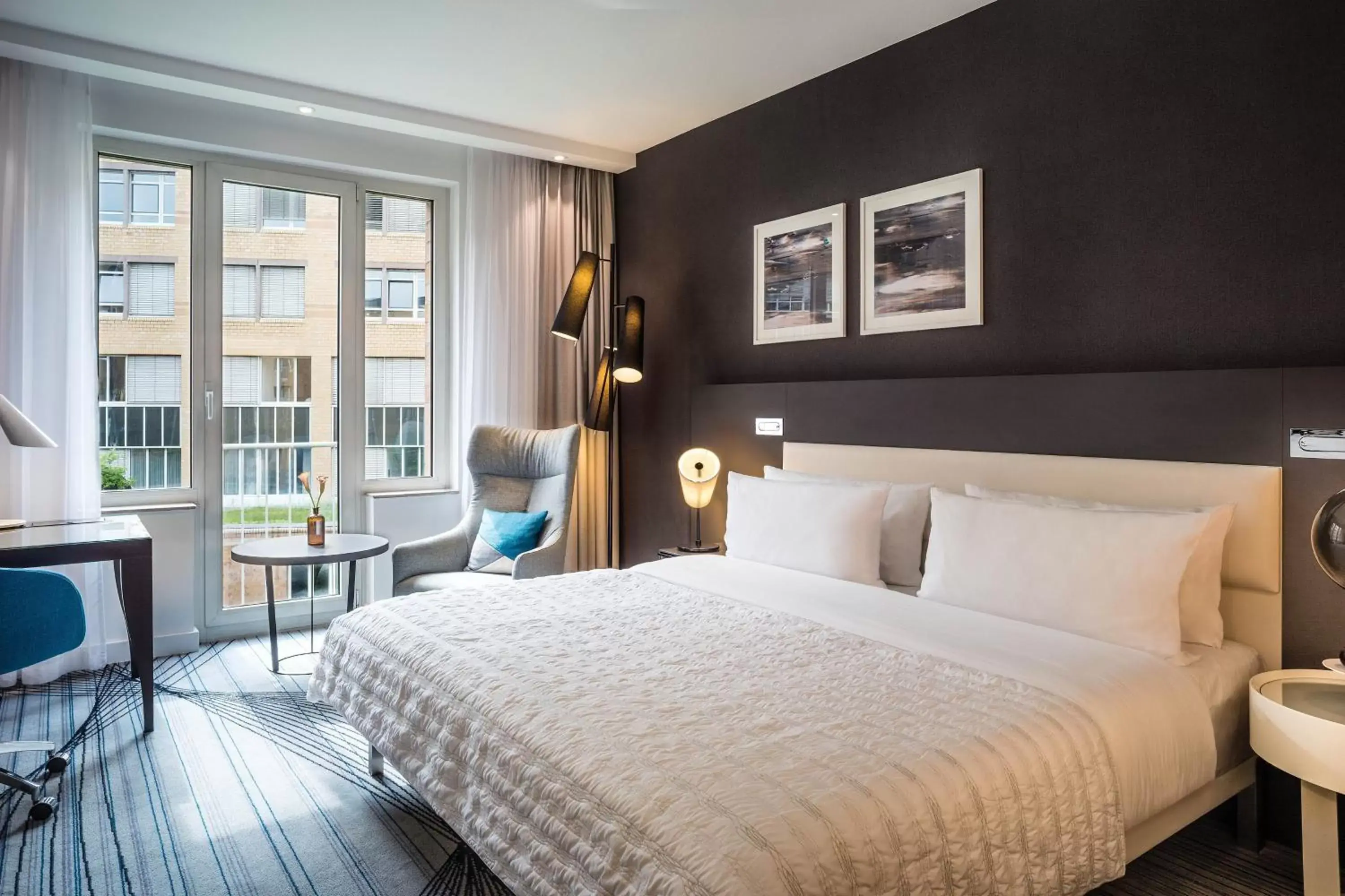 Deluxe Chic, Guest room, Garden view in Le Méridien Stuttgart Deluxe Chic, Guest room, Garden view in Le Méridien Stuttgart