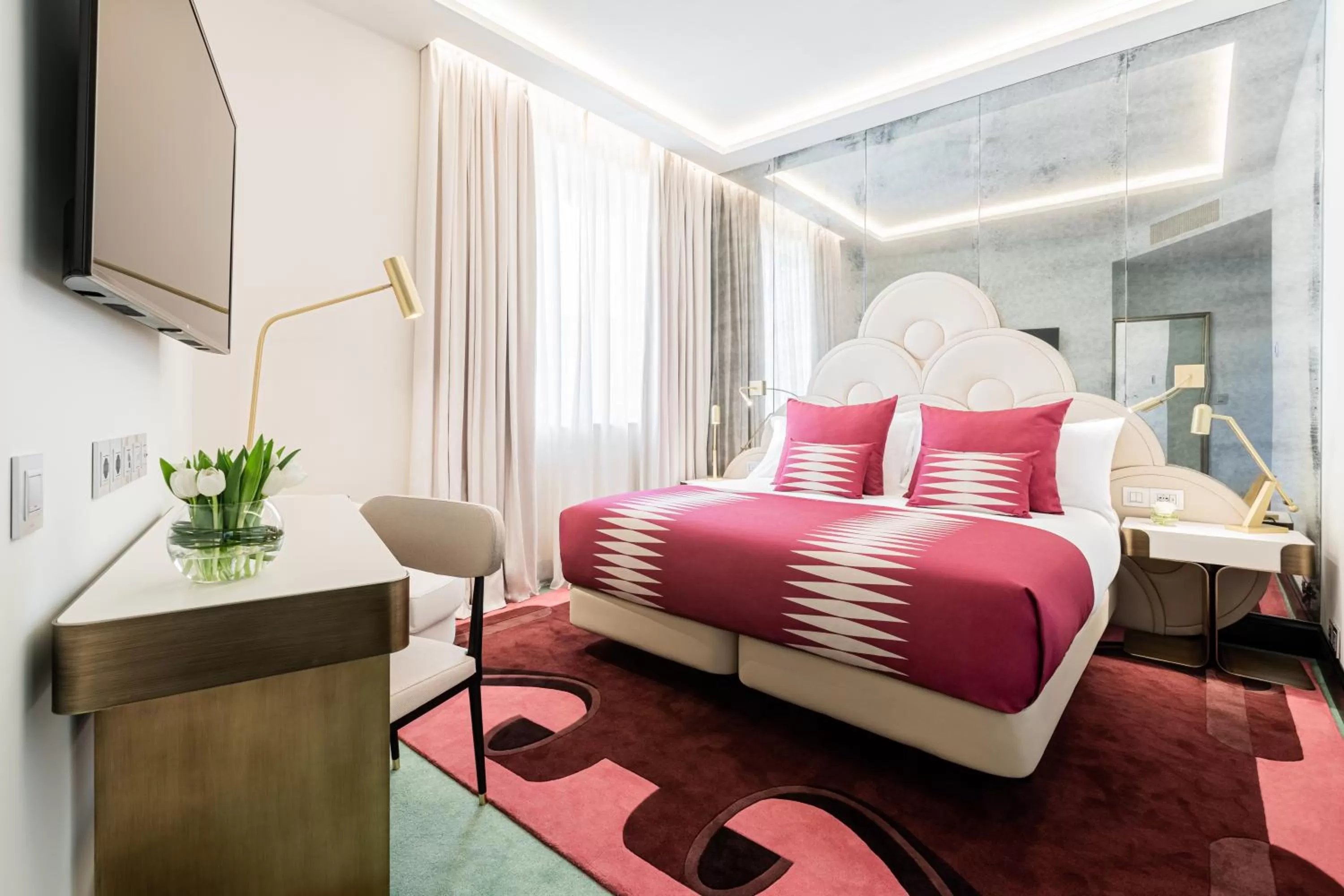 Photo of the whole room, Bed in Room Mate Collection Filippo, Rome-Fontana di Trevi