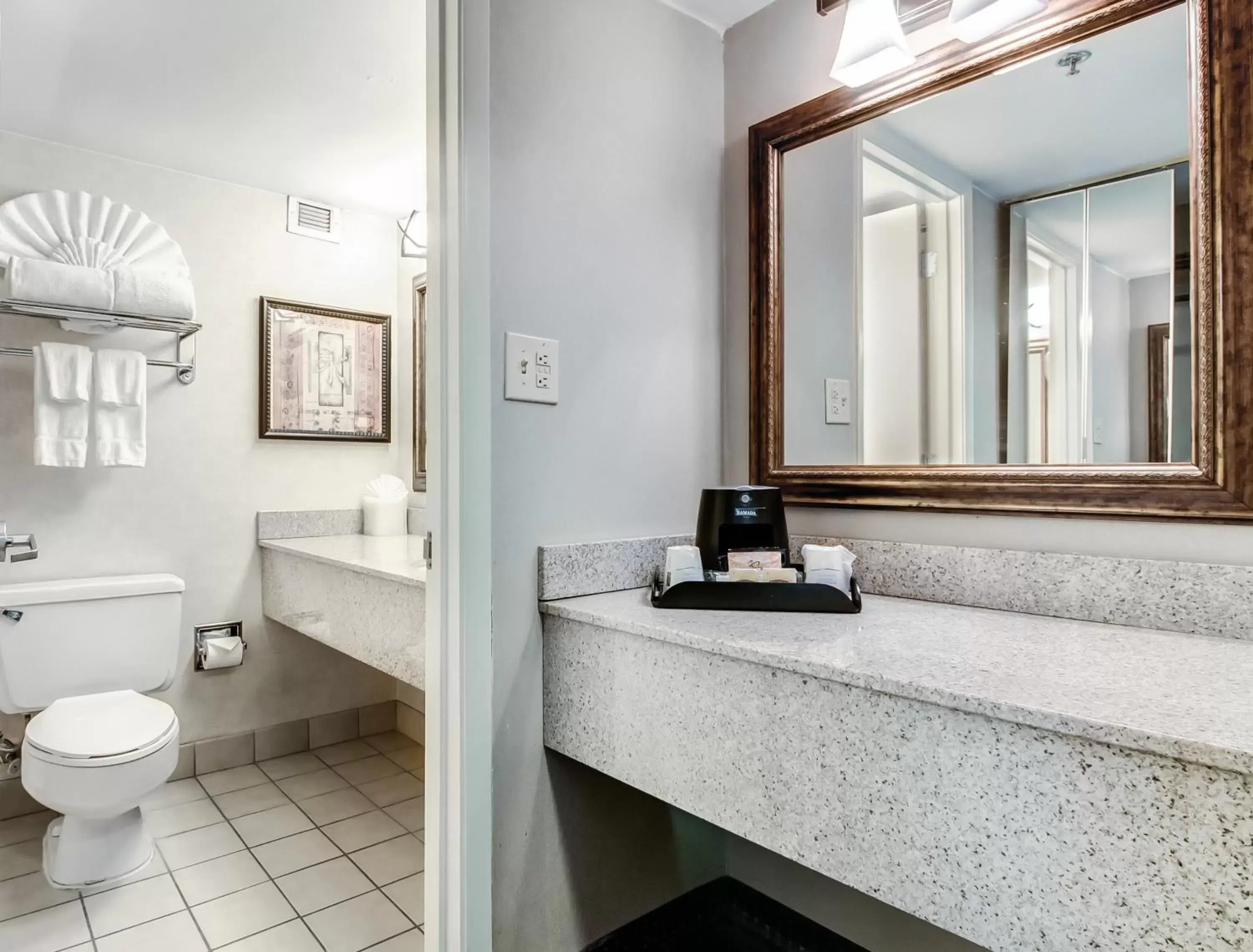 Bathroom in Ramada Plaza by Wyndham Atlanta Airport