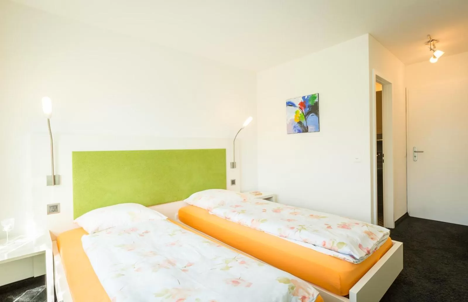 Bed in Hotel Franz Anton