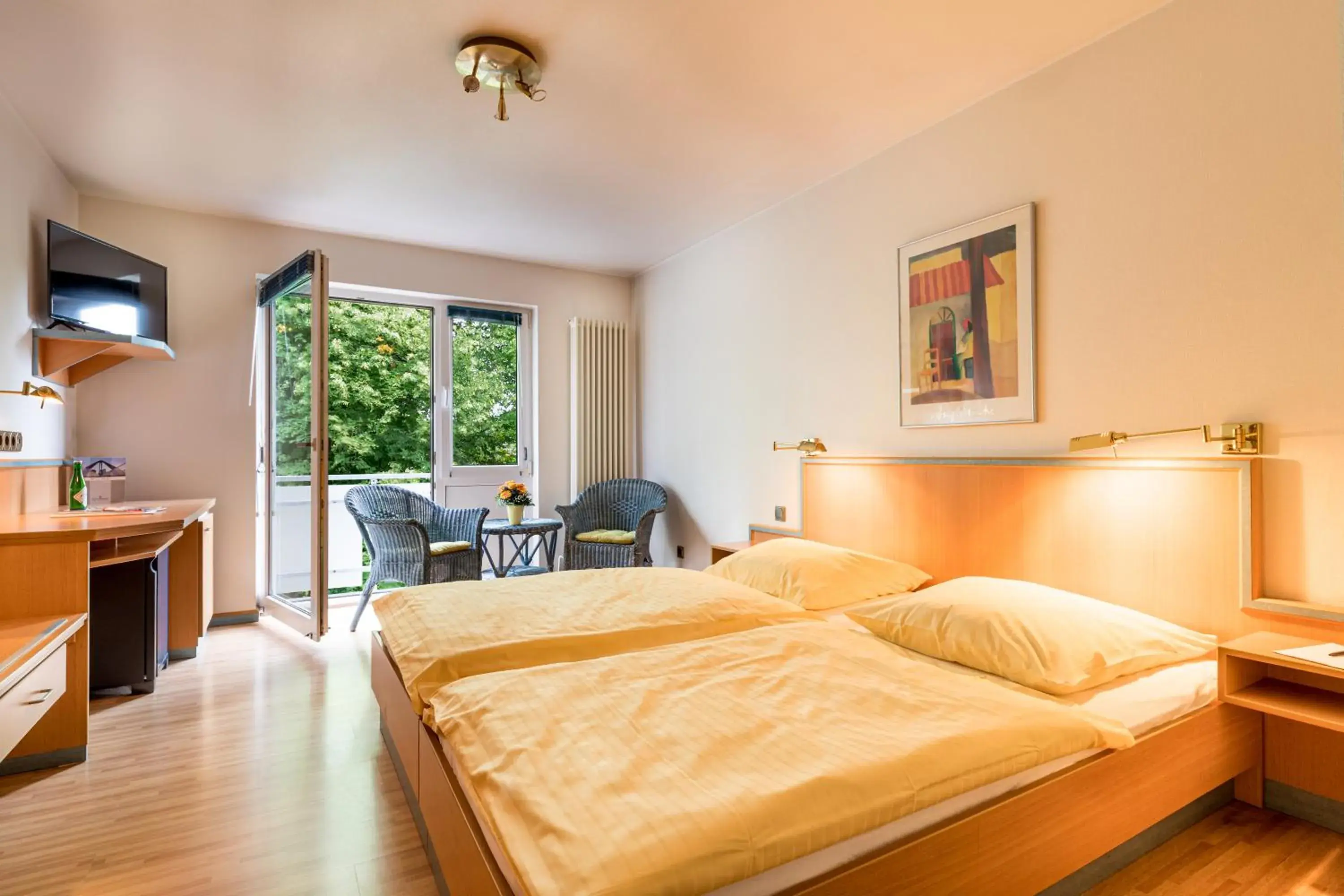 Photo of the whole room, Bed in Hotel Buschhausen