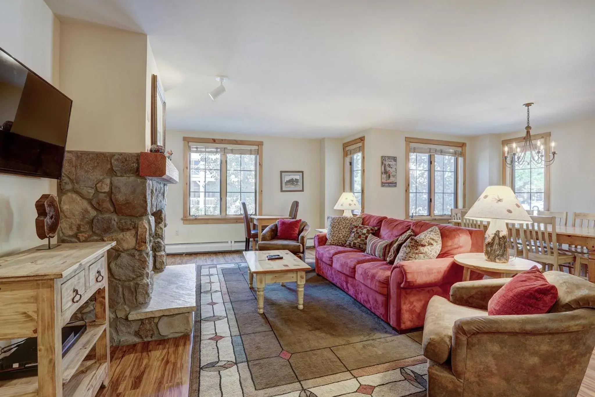 Living room, Seating Area in River Run Village by Keystone Resort