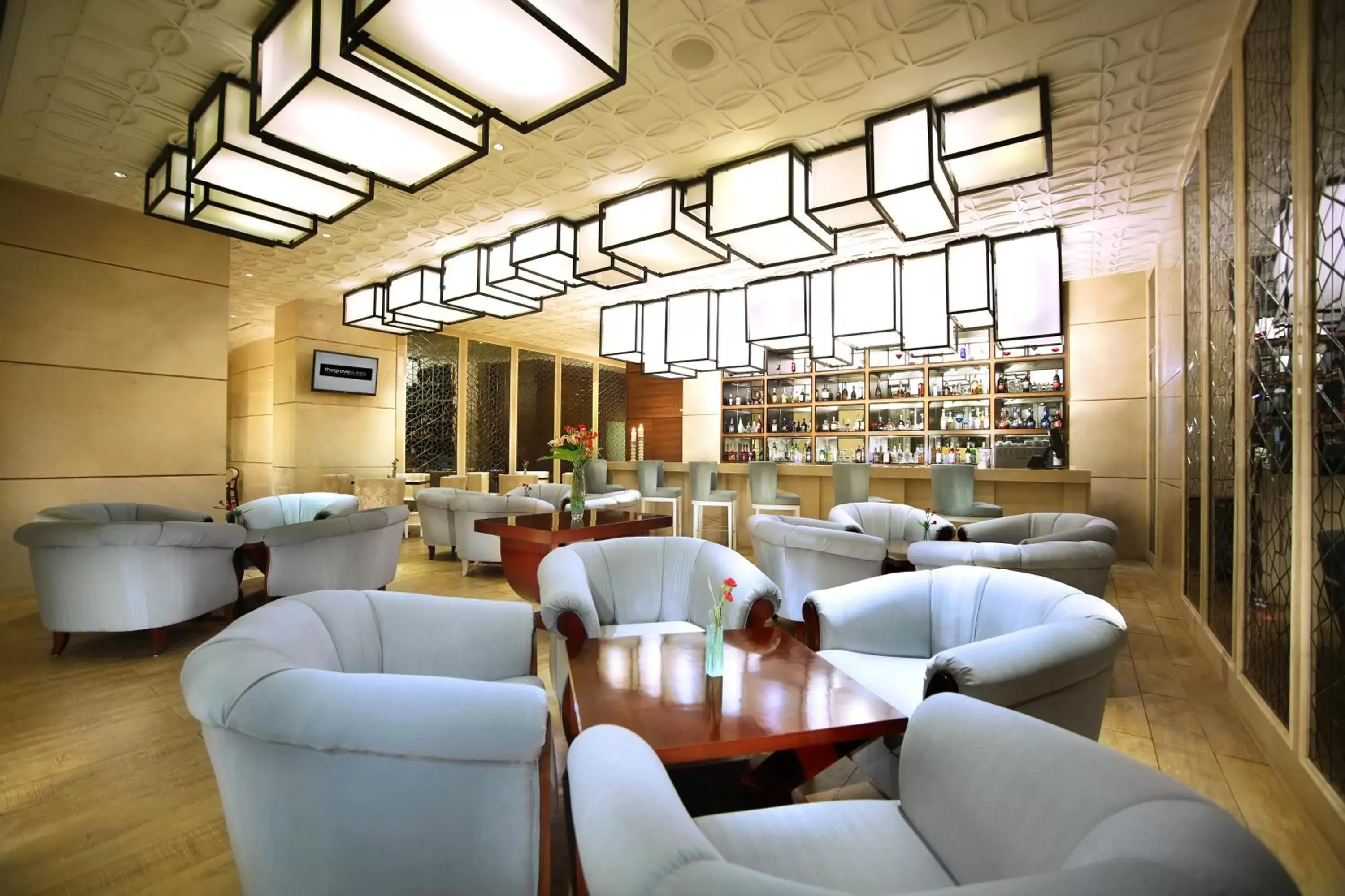 Lobby or reception in The Grove Suites by Grand Aston Lobby or reception in The Grove Suites by Grand Aston