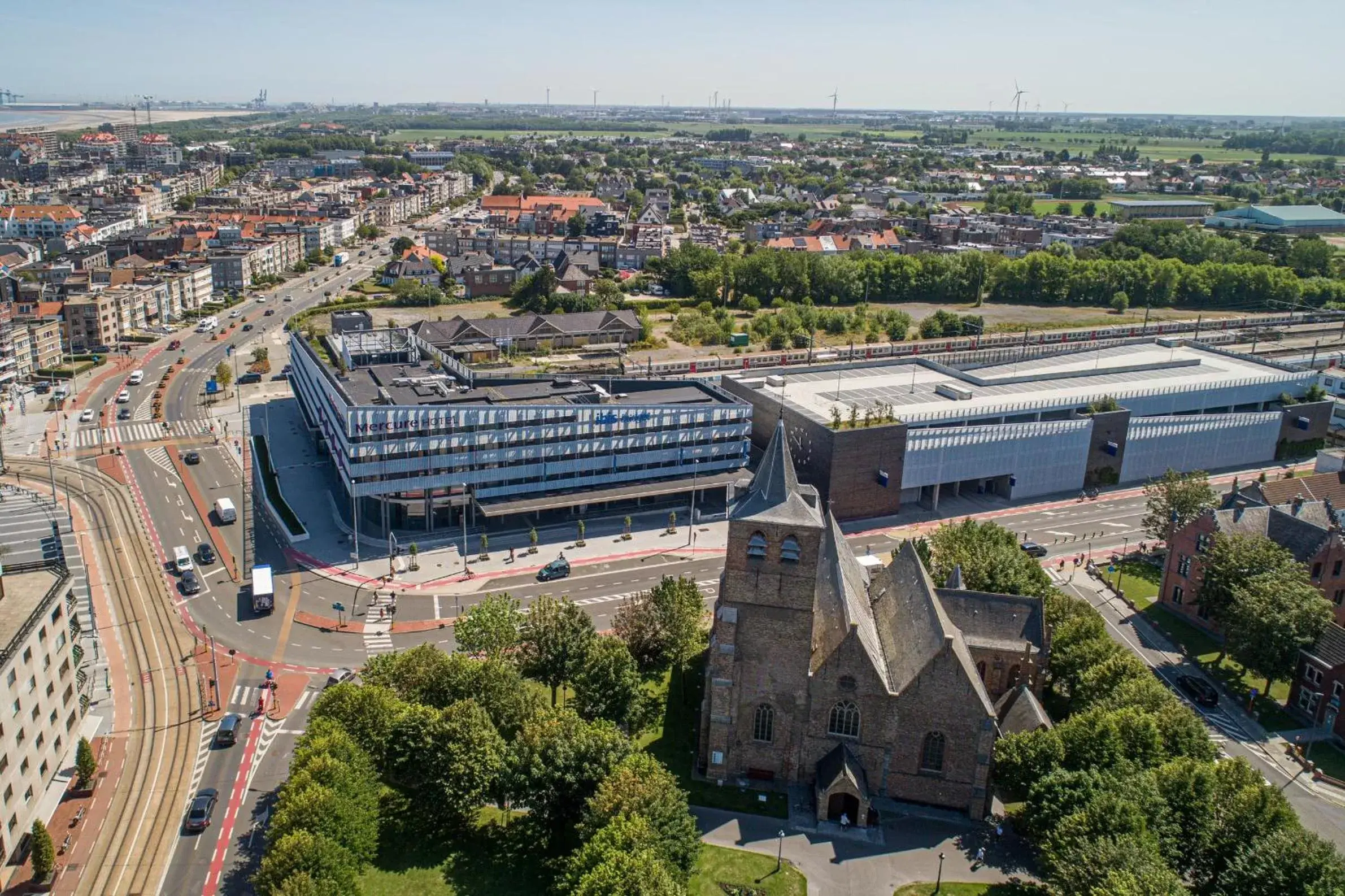 Bird's-eye View in ibis budget Blankenberge