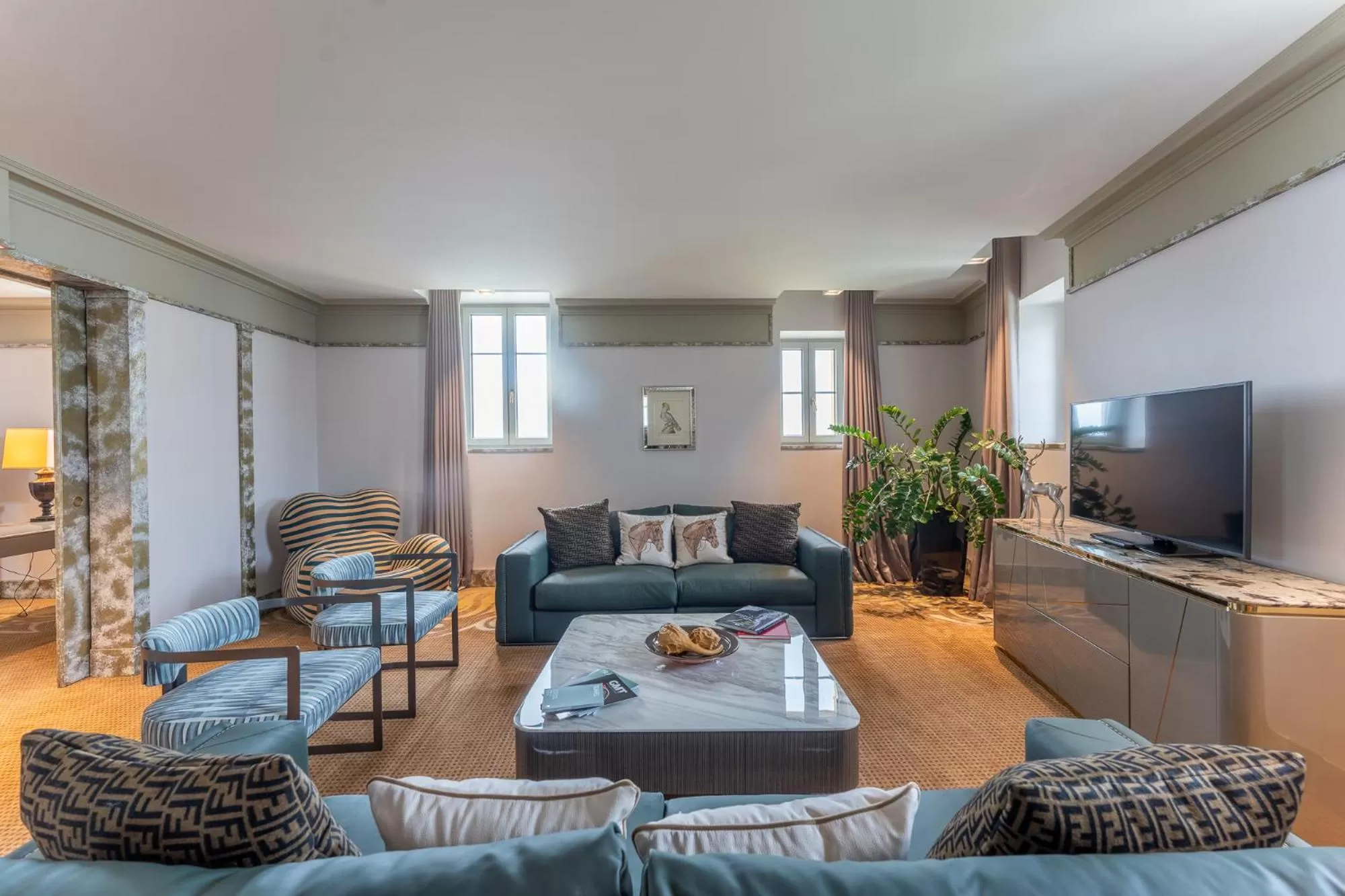 Living room in Beau Rivage Hotel