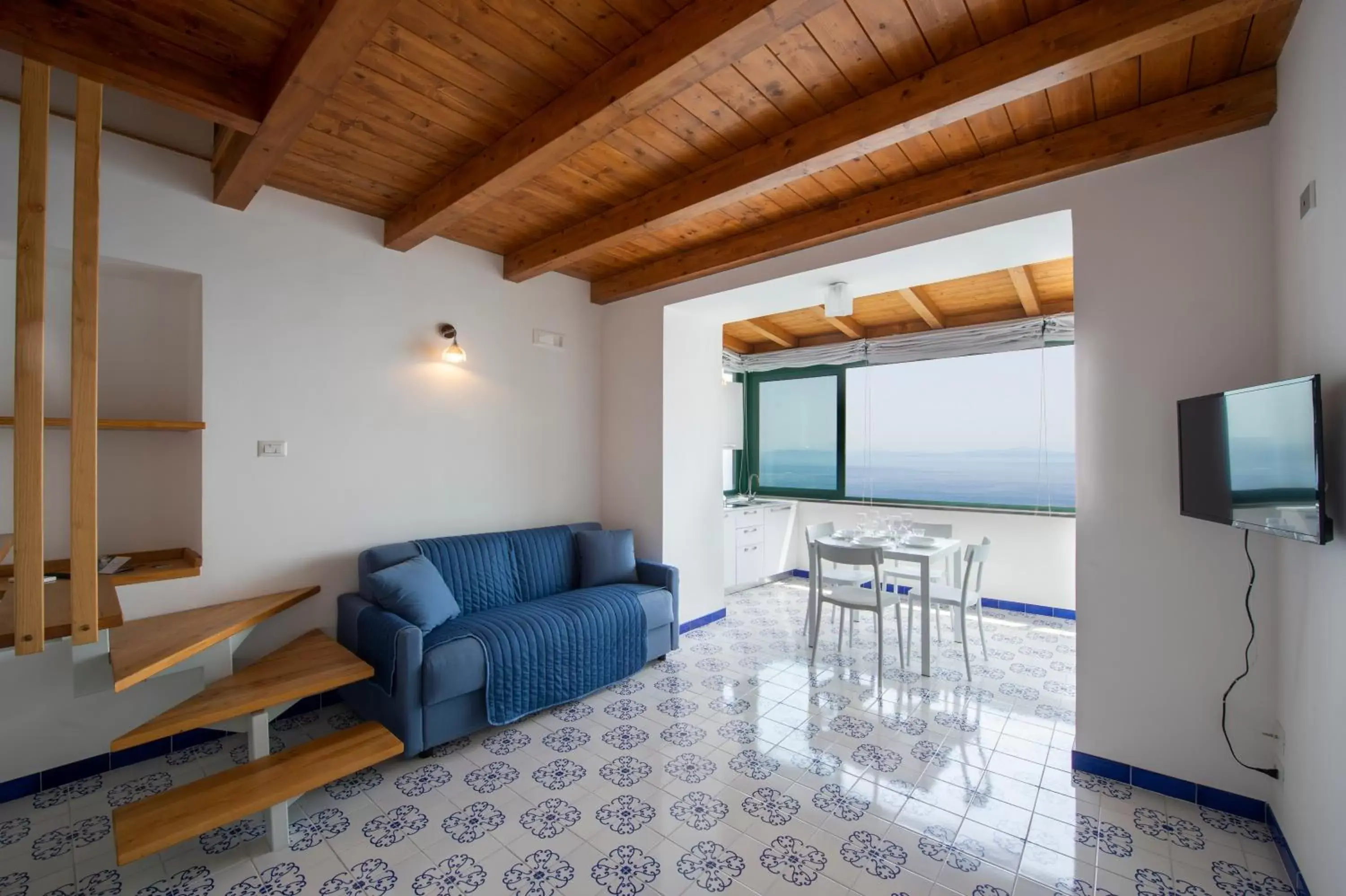 Living room, Seating Area in Villa Foglia Amalfi
