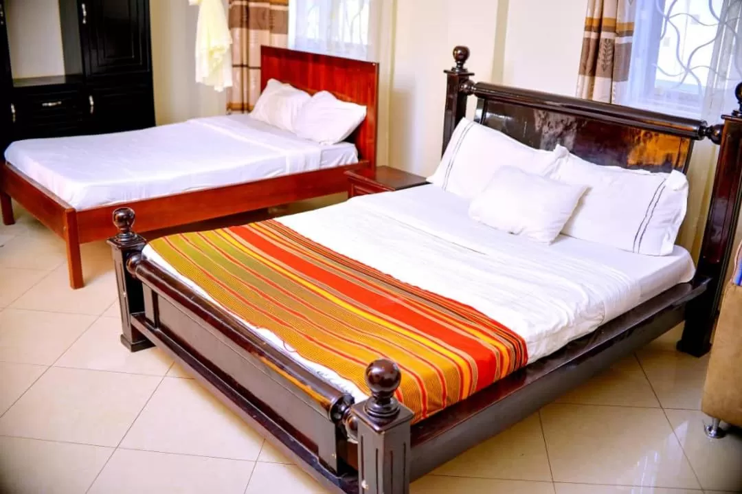 Bed in Acactus Hotel