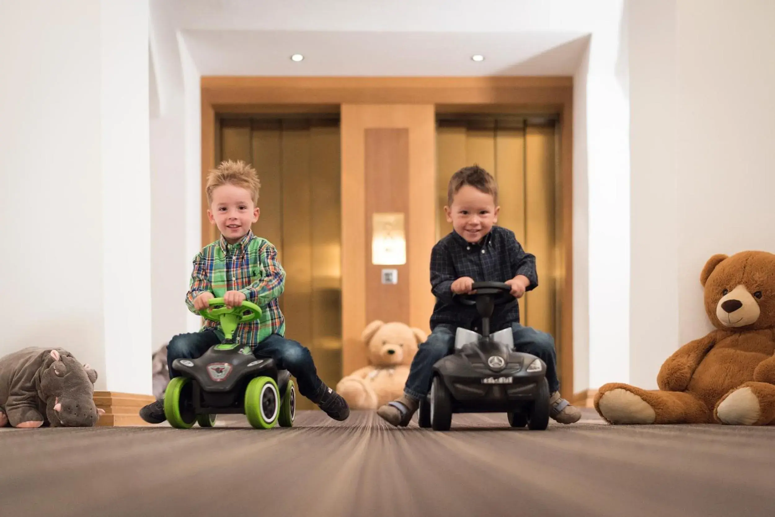 Children play ground in Grand Hotel Kronenhof