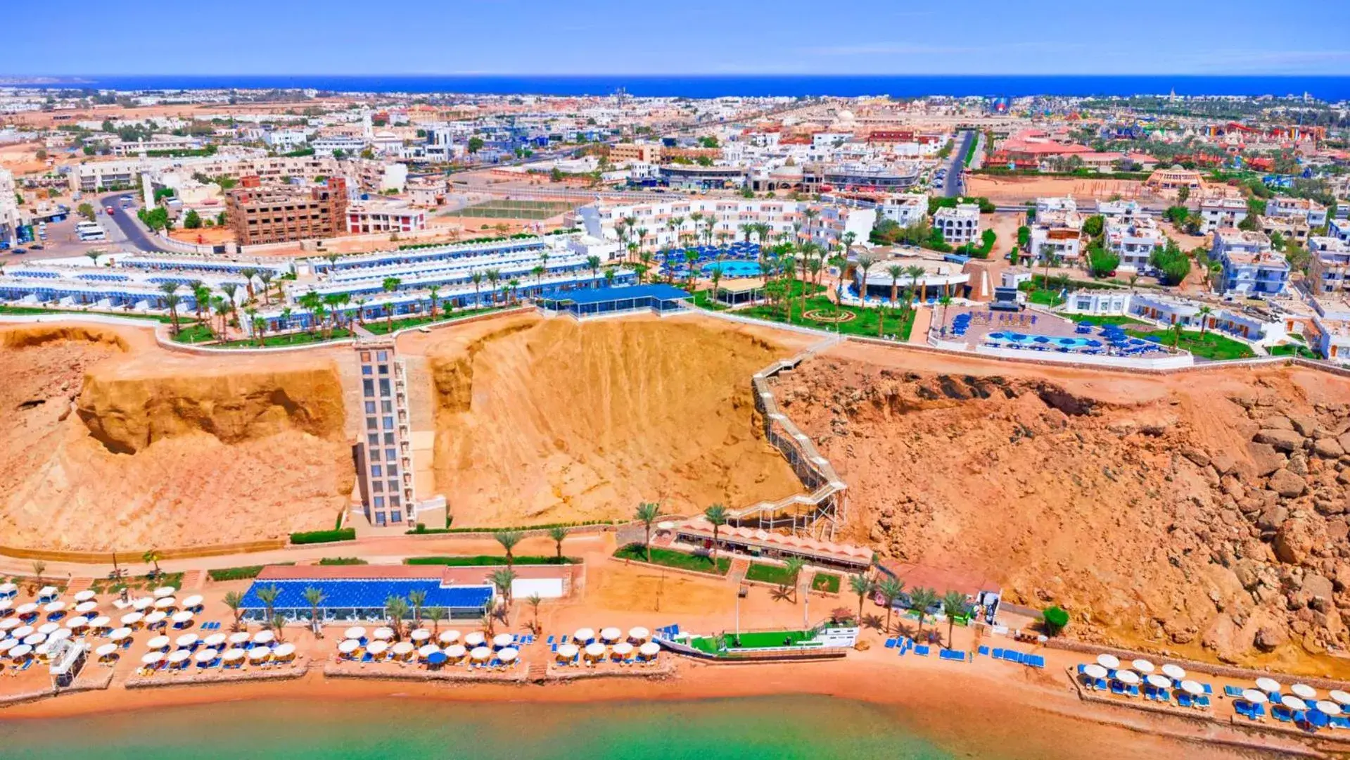 Bird's eye view in Albatros Sharm Resort - By Pickalbatros Bird's eye view in Albatros Sharm Resort - By Pickalbatros