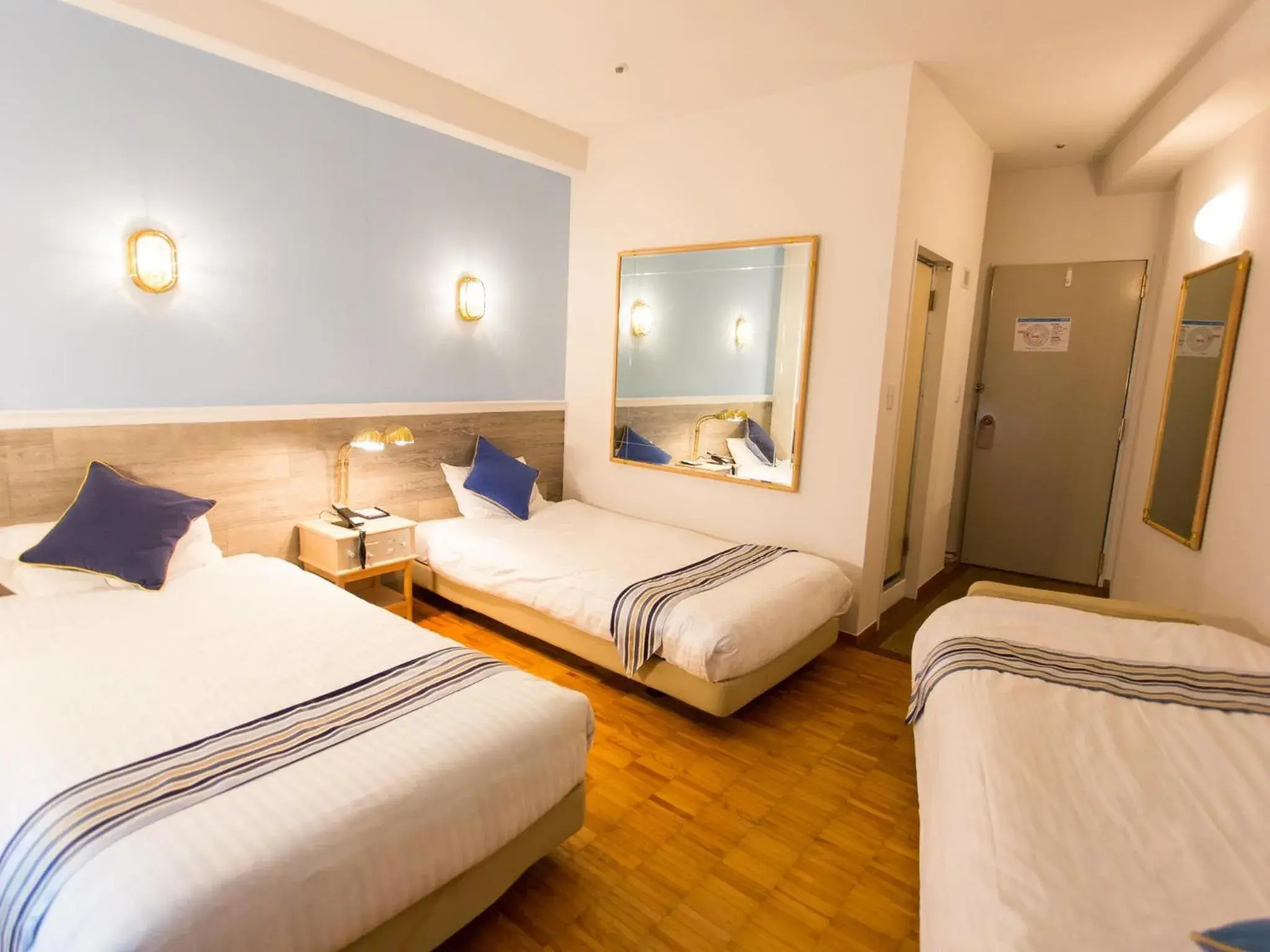Photo of the whole room, Bed in Hotel AreaOne Sakaiminato Marina