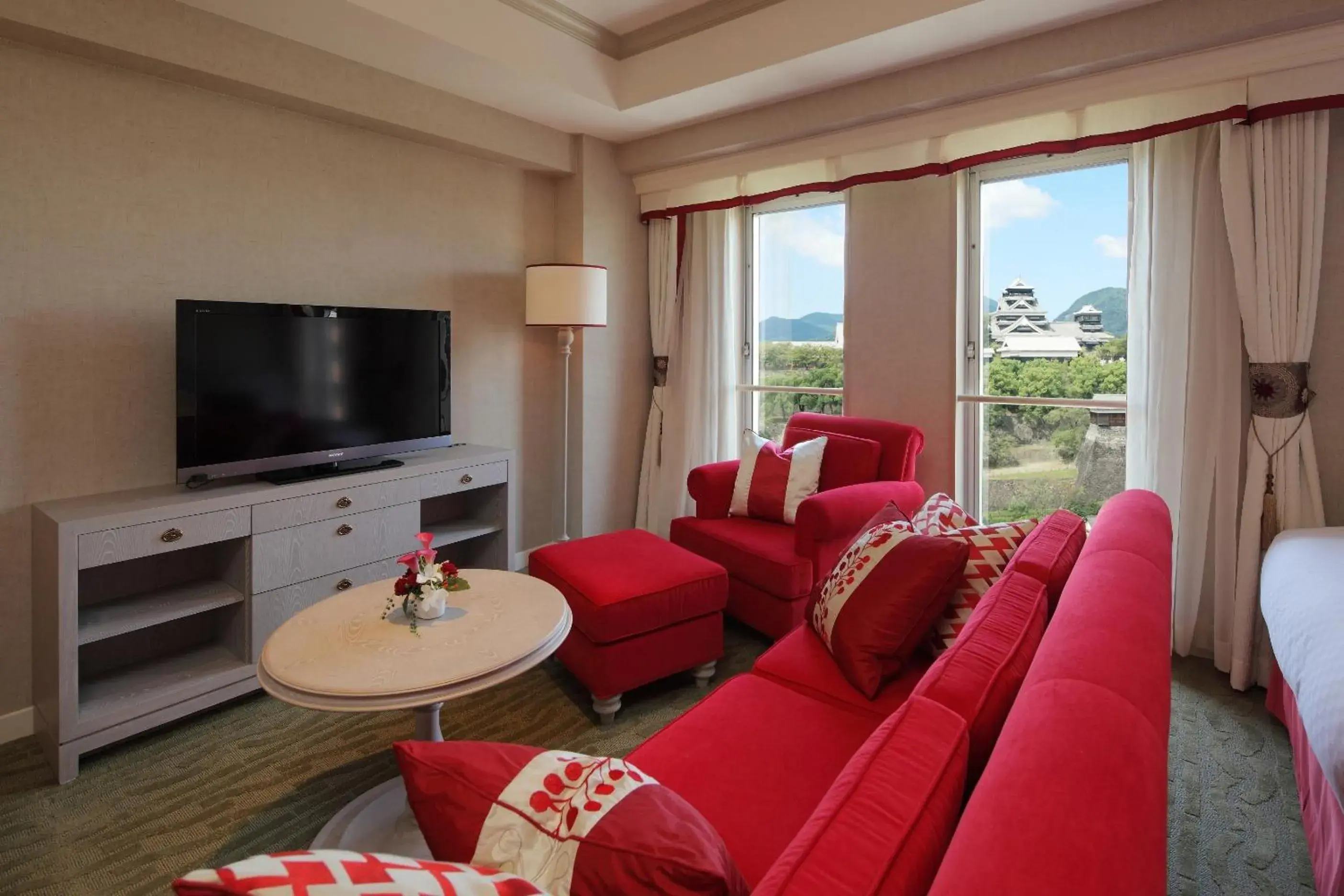 Seating Area in Kumamoto Hotel Castle