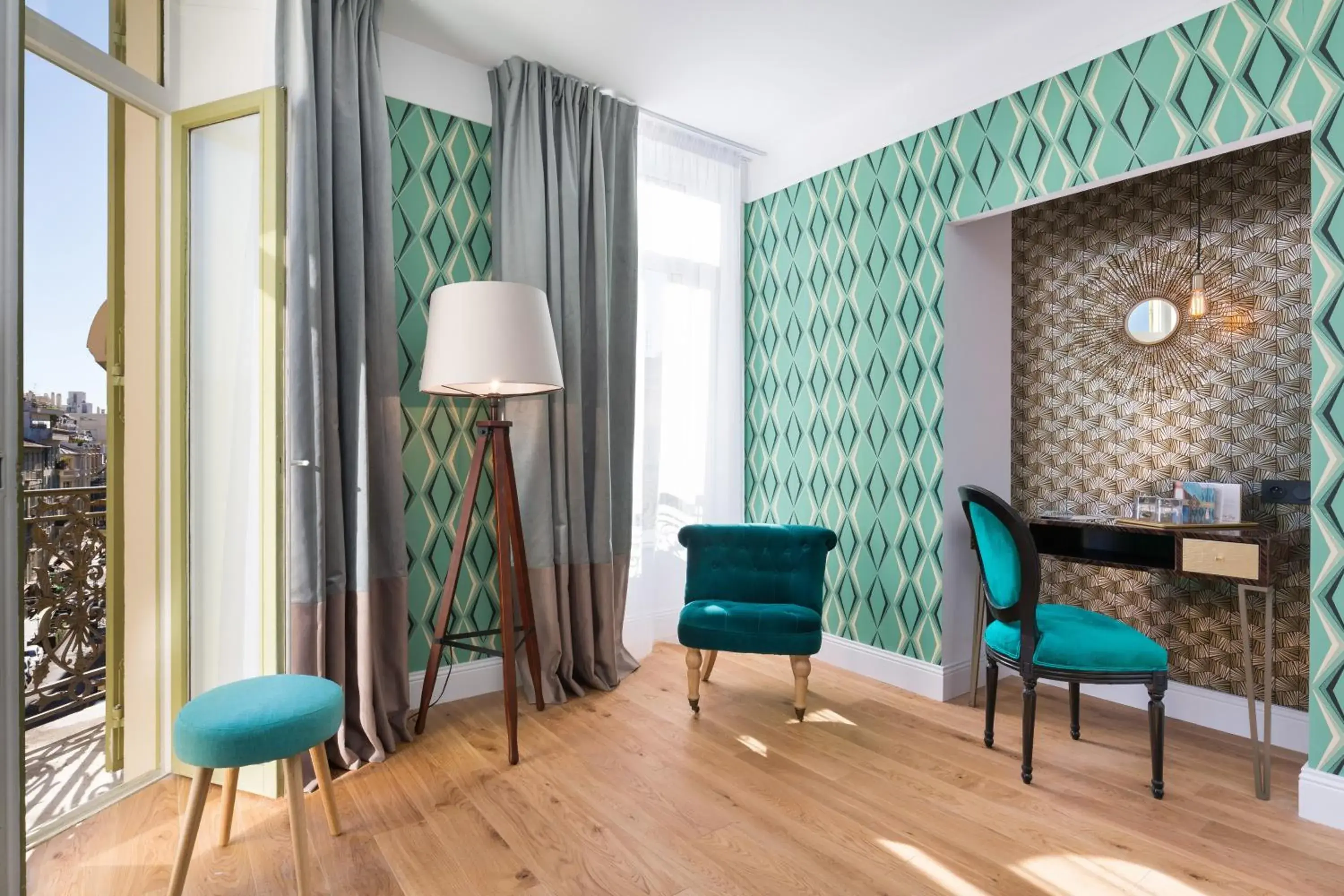 Living room in The Jay Hotel by HappyCulture Living room in The Jay Hotel by HappyCulture