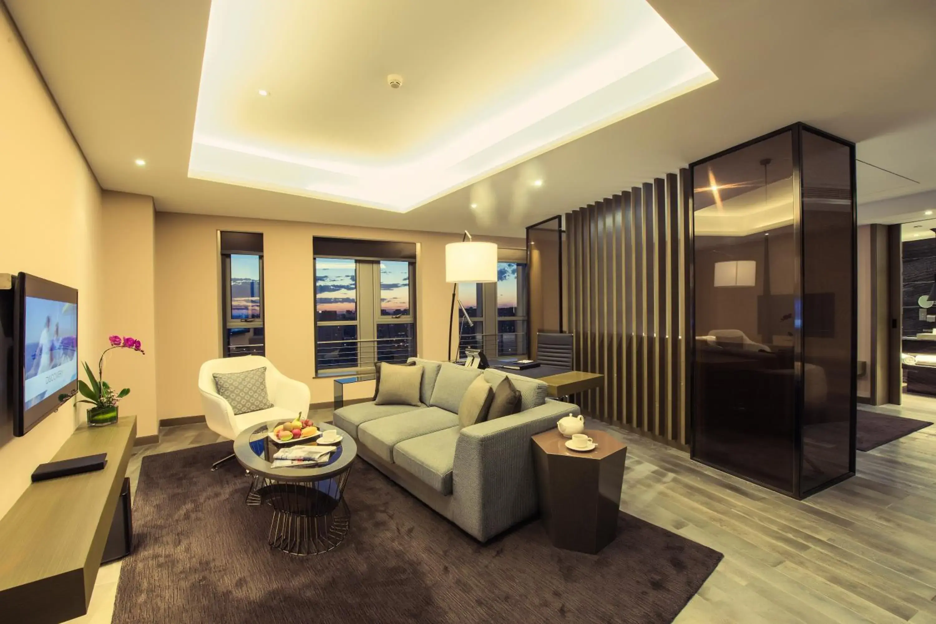 Living room in Pan Pacific Tianjin Living room in Pan Pacific Tianjin