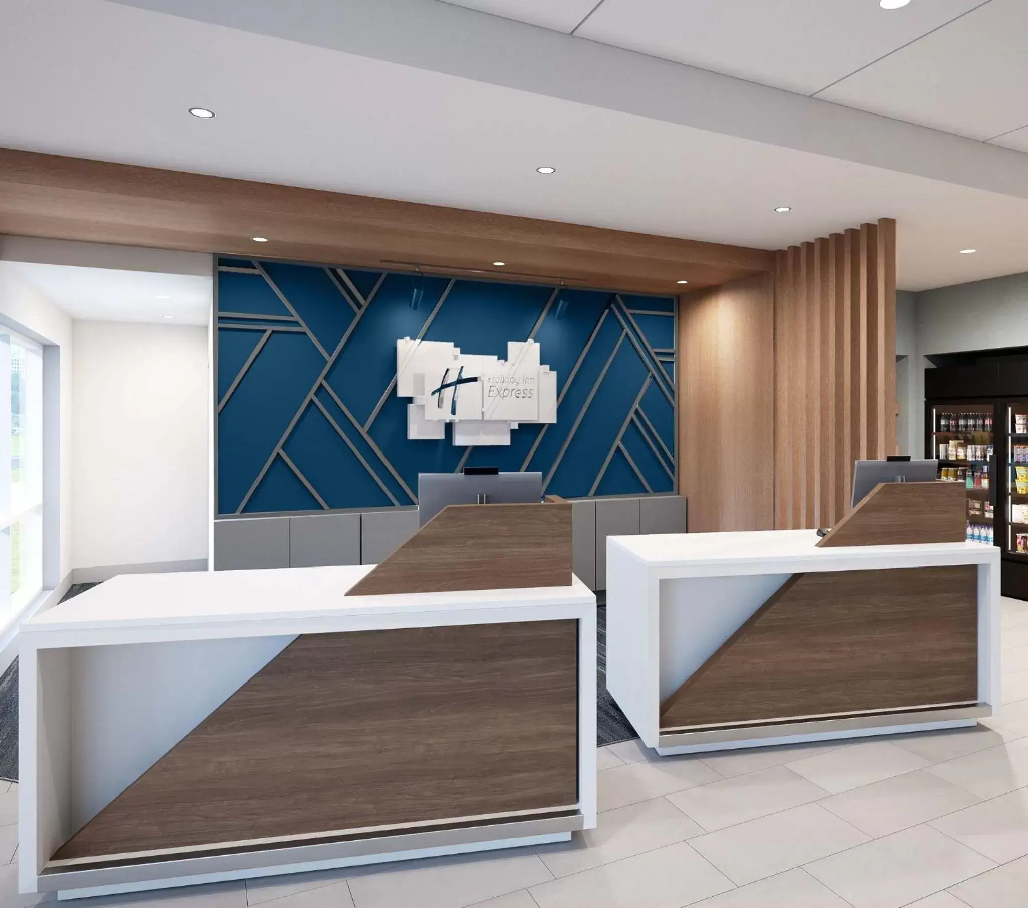 Property building, Lobby/Reception in Holiday Inn Express - Strathroy, an IHG Hotel