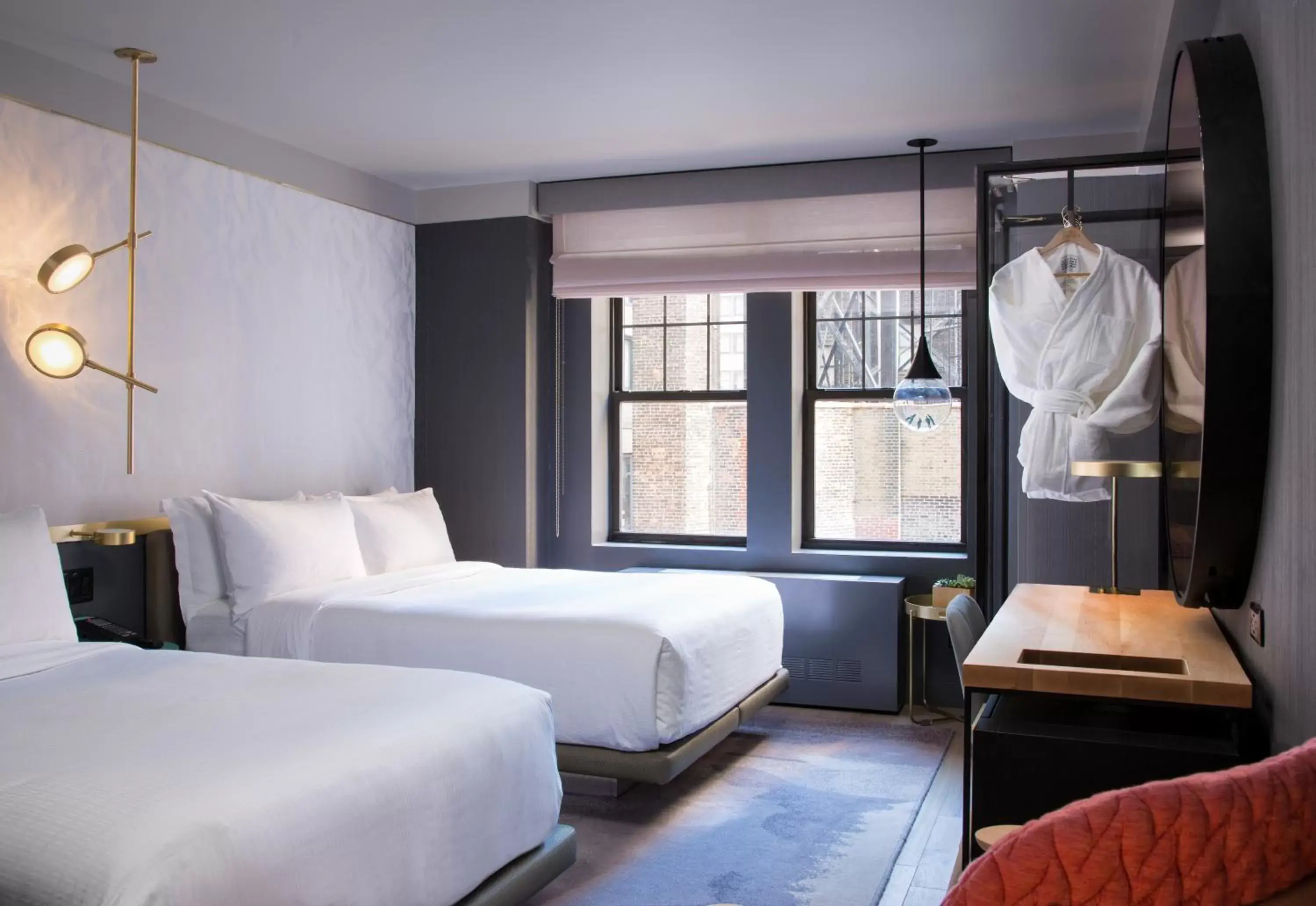Photo of the whole room, Bed in The Time New York, part of JdV by Hyatt