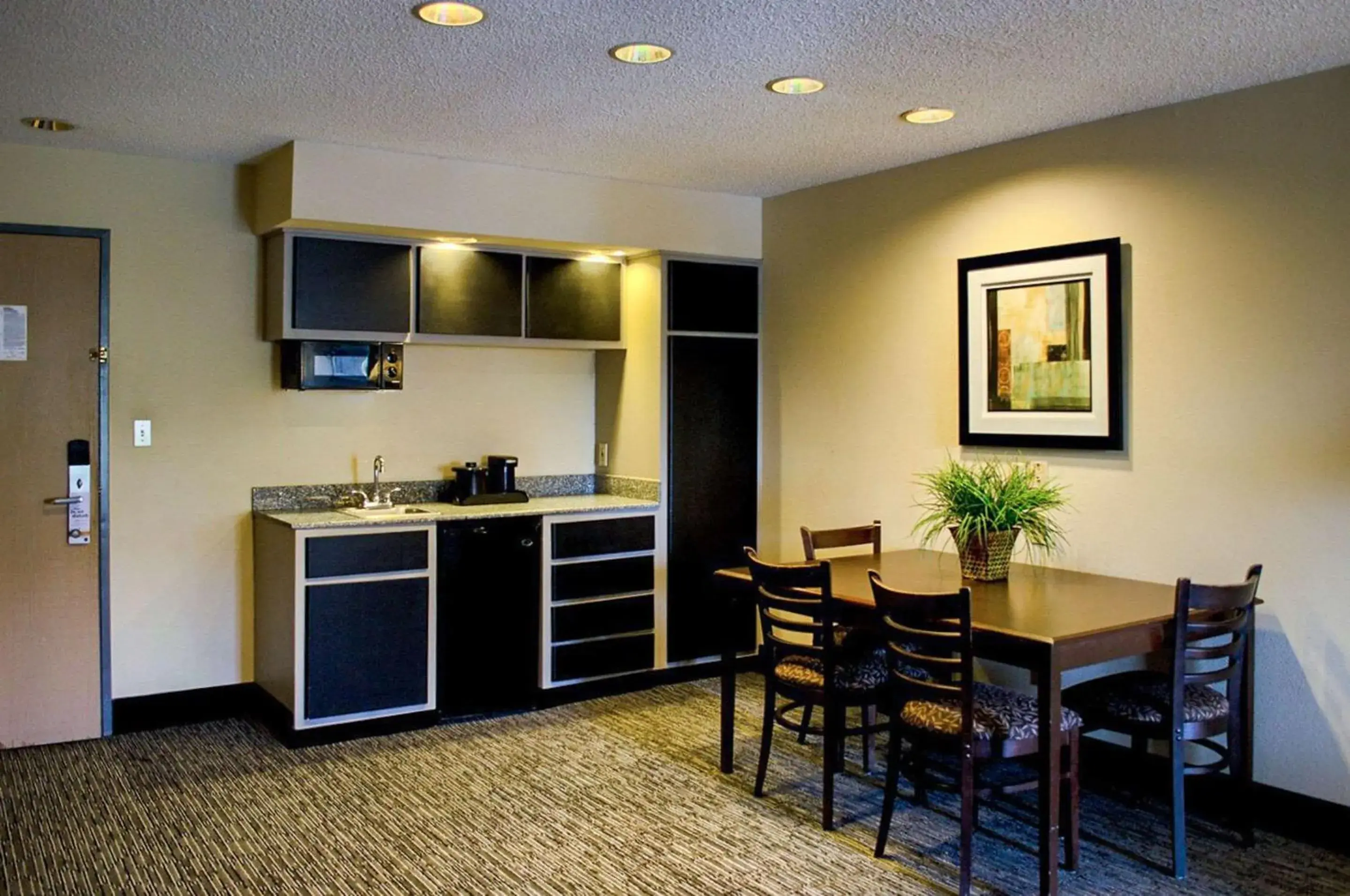 Photo of the whole room, Kitchen/Kitchenette in Quality Inn & Suites at Airport Blvd I-65