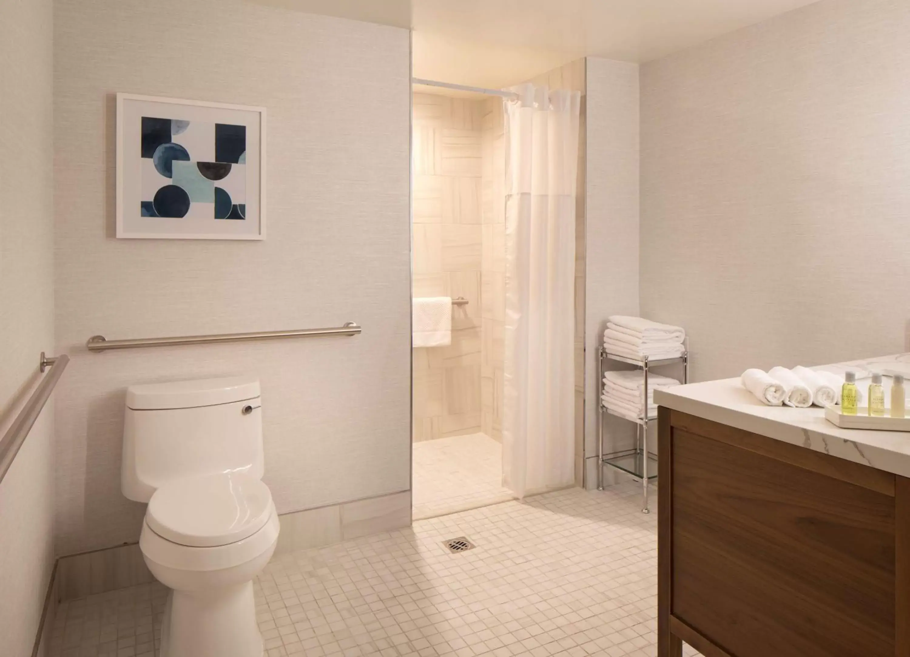 Bathroom in Hilton Santa Monica
