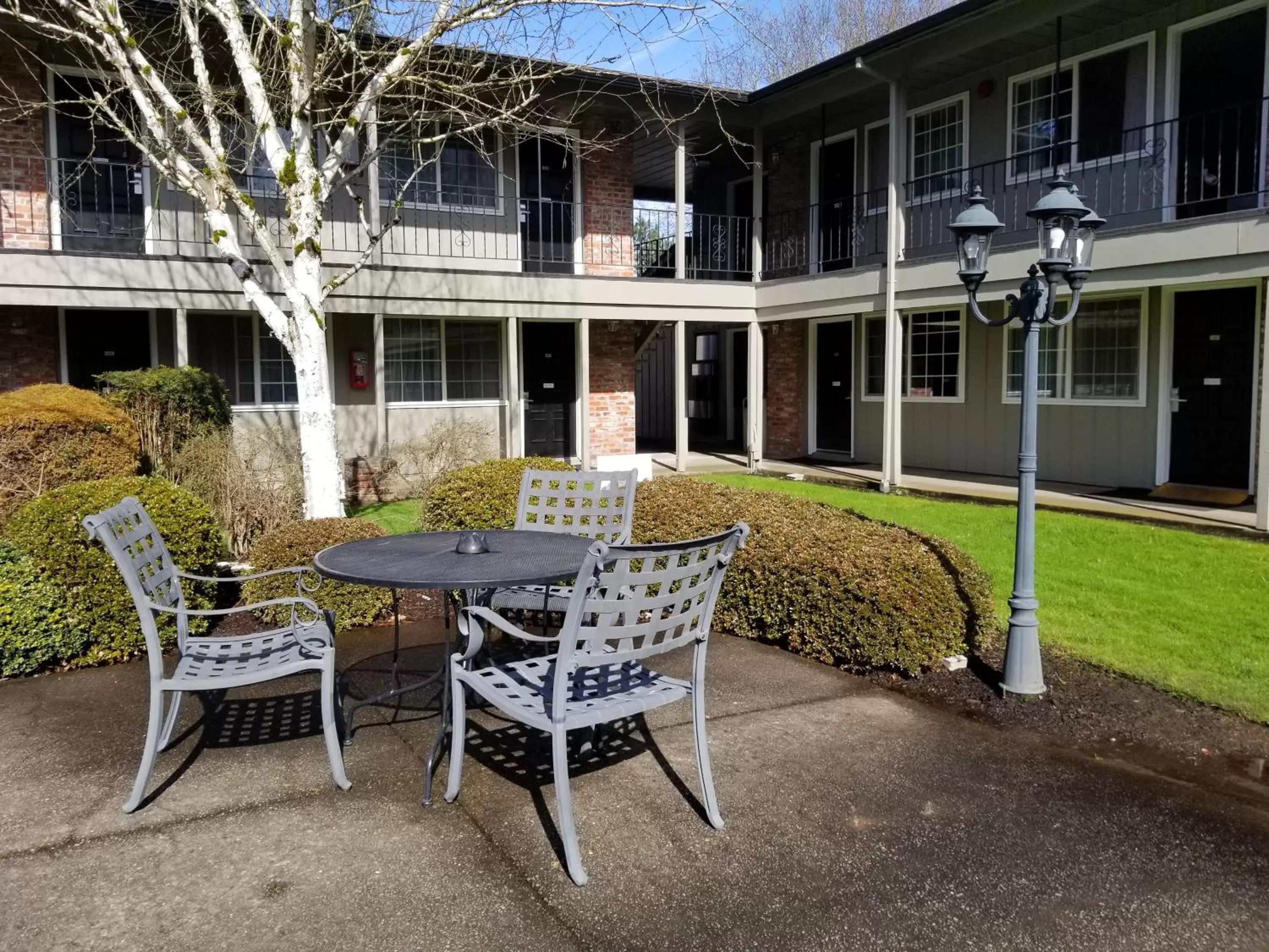 Patio in Village Inn