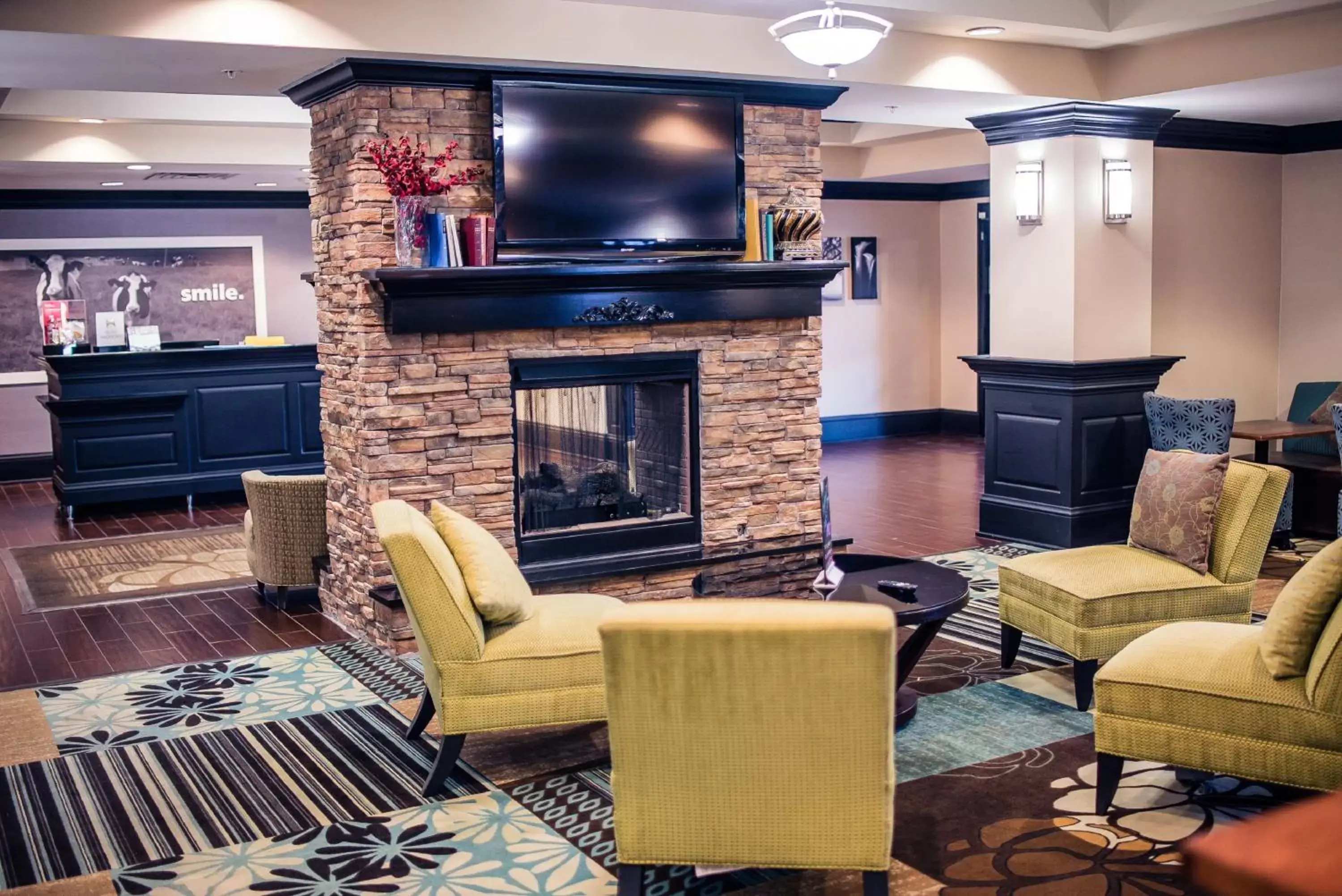 Lobby or reception, Seating Area in Hampton Inn - Monticello