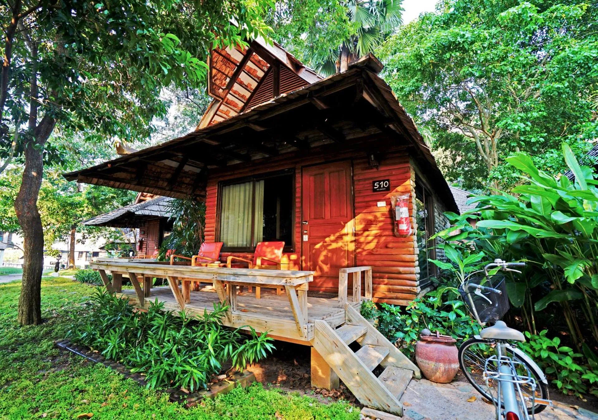 Balcony/Terrace in Sunset Park Resort and Spa By SWR