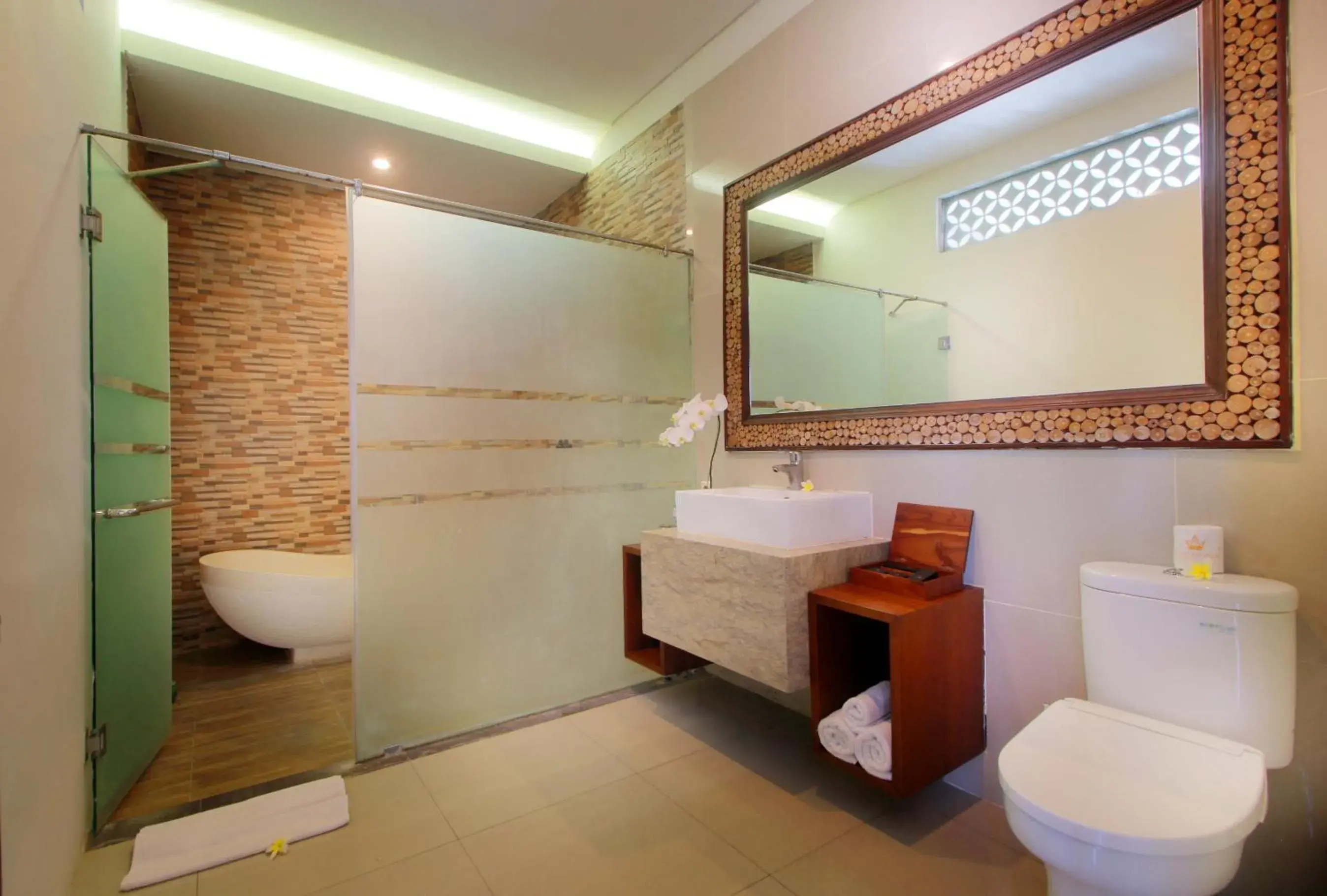 Bathroom in Maharaja Villas Bali - CHSE Certified