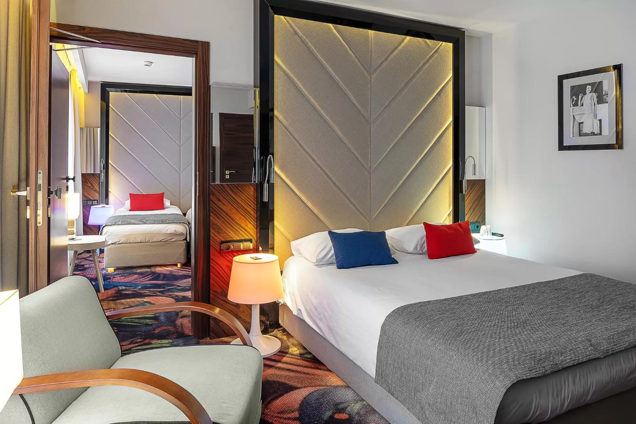 Bed in INX Design Hotel