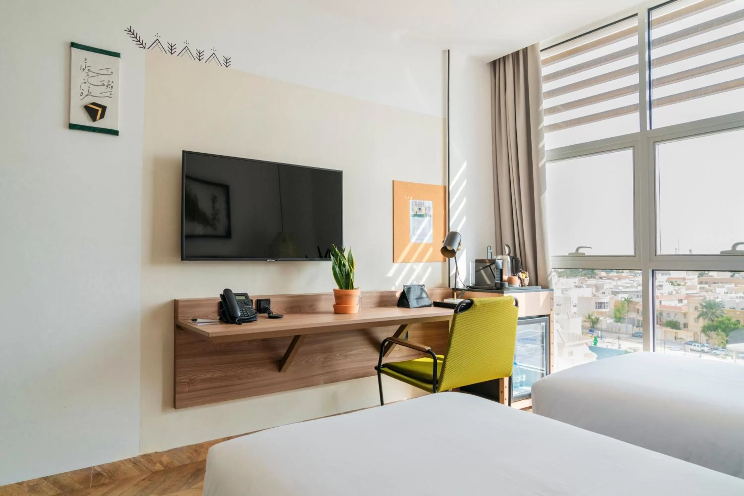 Library, Bed in Shada Hotel Shatea - فندق شدا الشاطئ